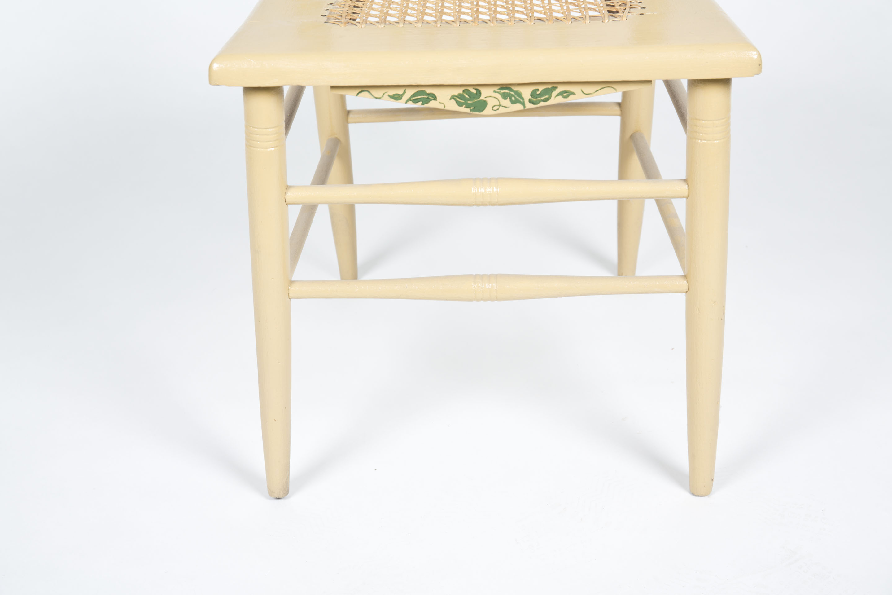 Hand Painted Fruit Motif Side Chair