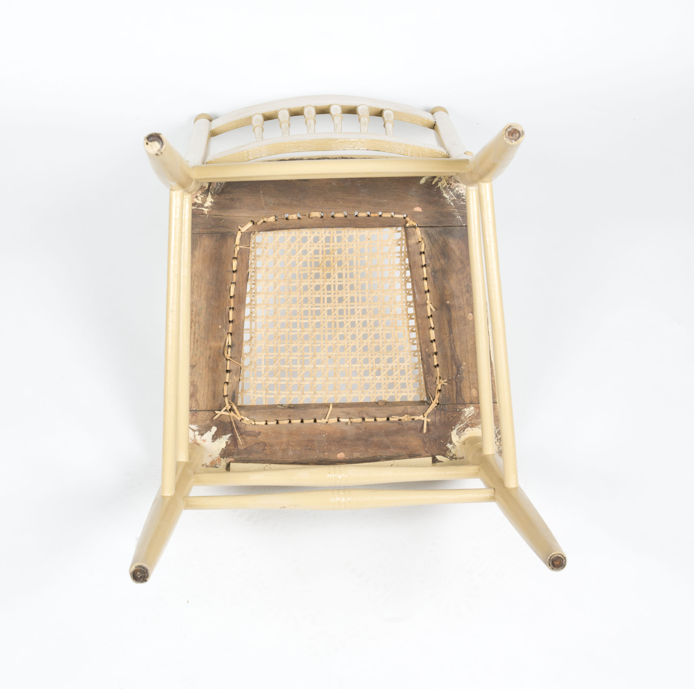 Hand Painted Fruit Motif Side Chair