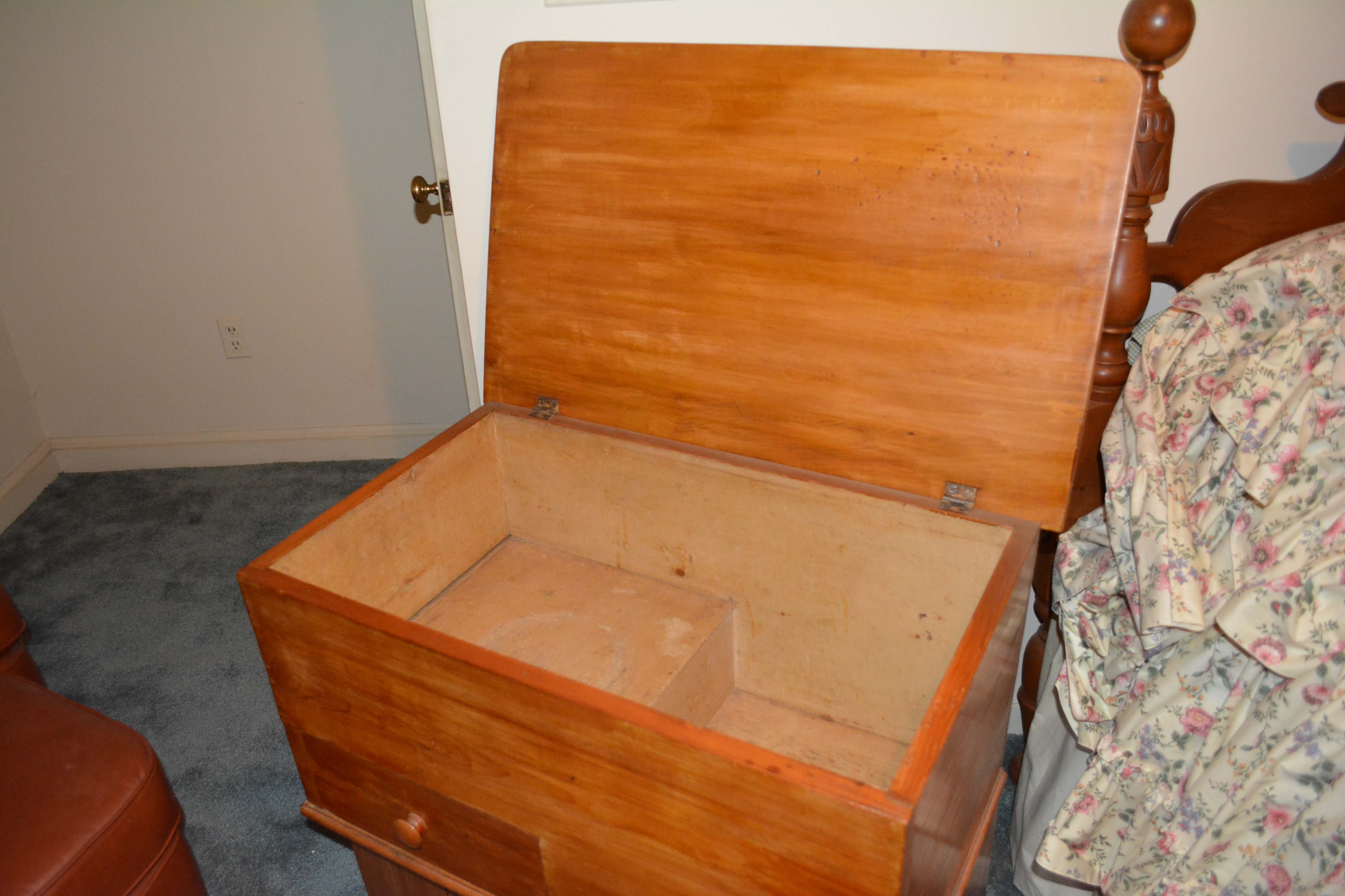 Antique Poplar Dry Sink