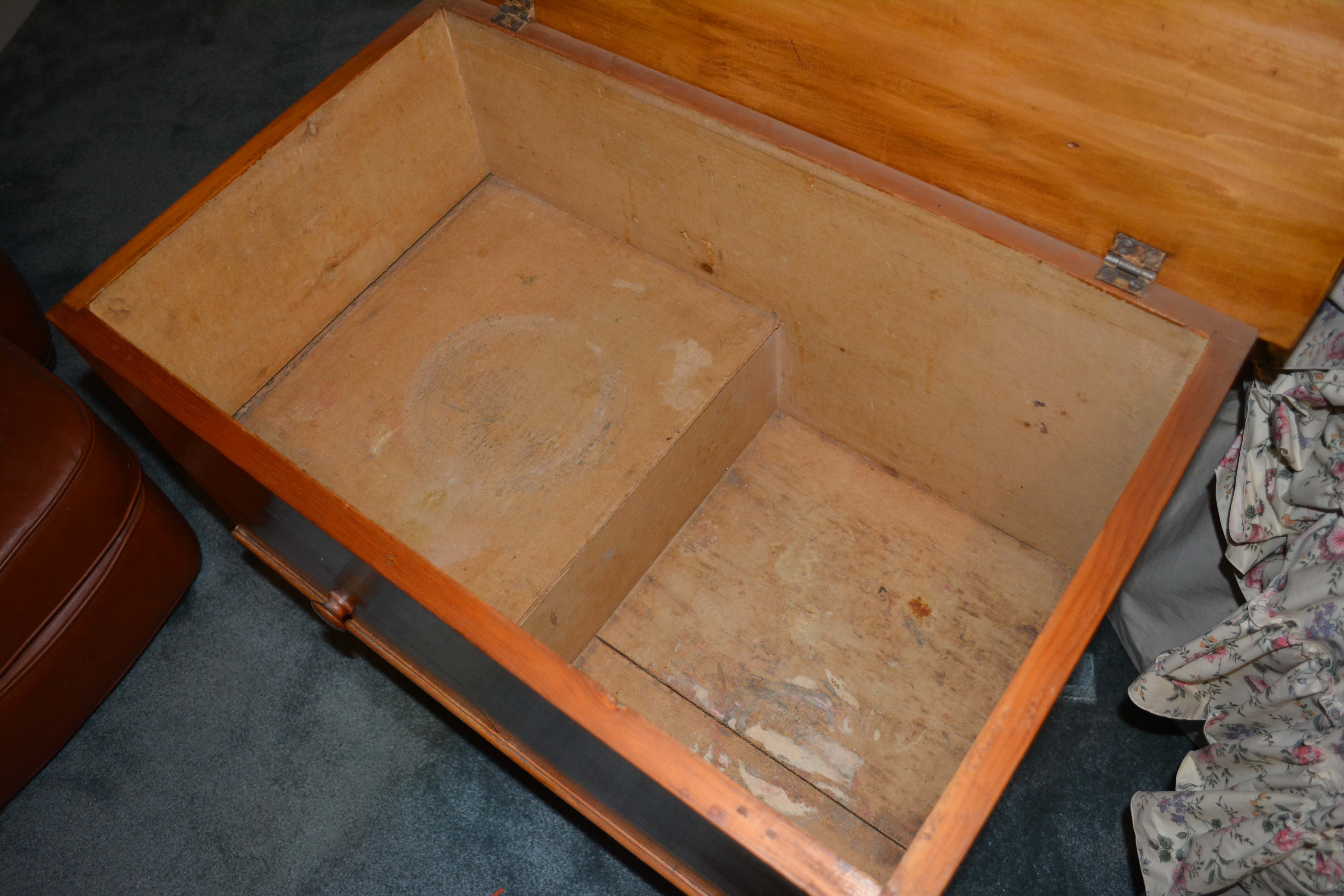 Antique Poplar Dry Sink