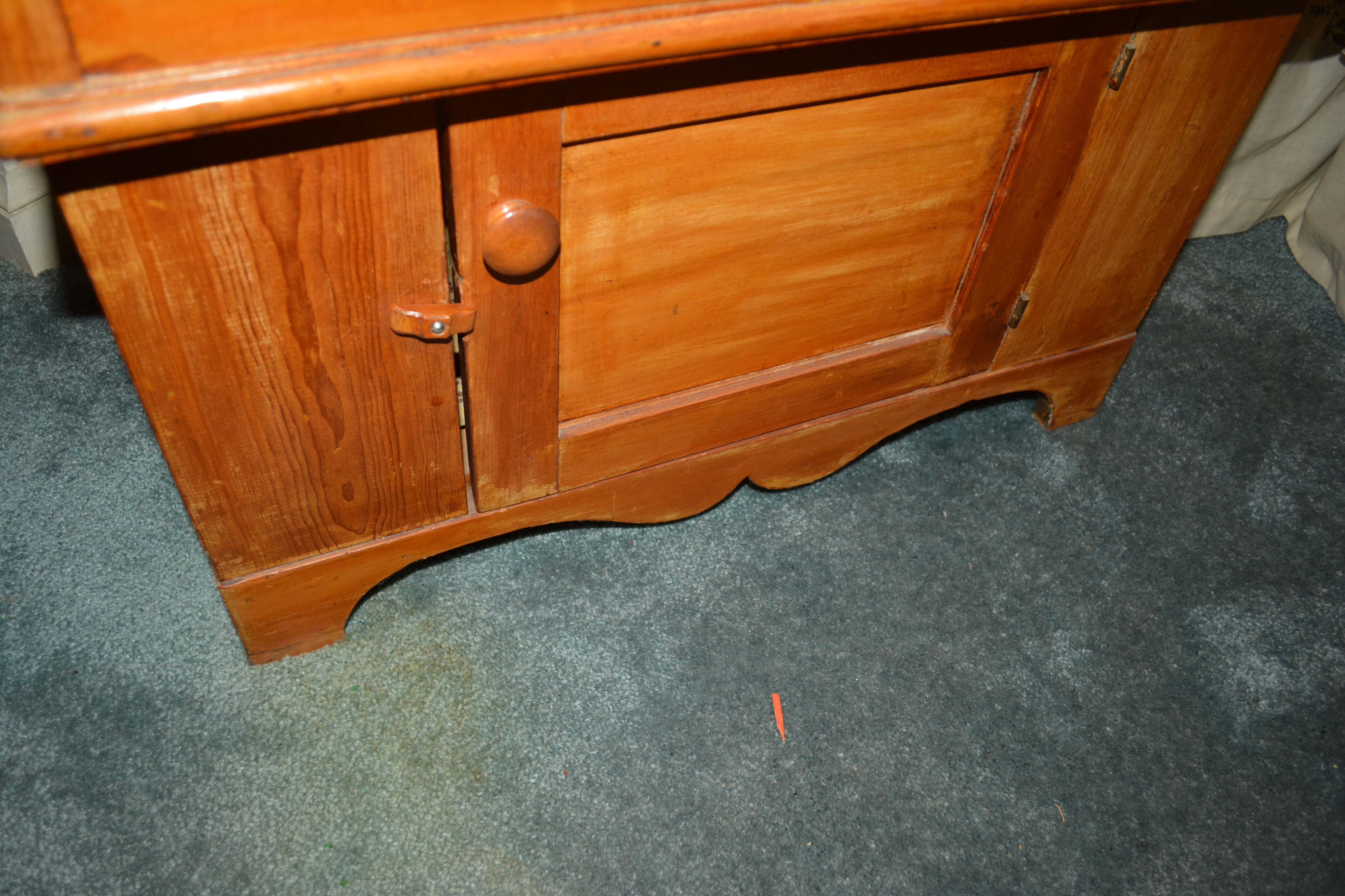 Antique Poplar Dry Sink