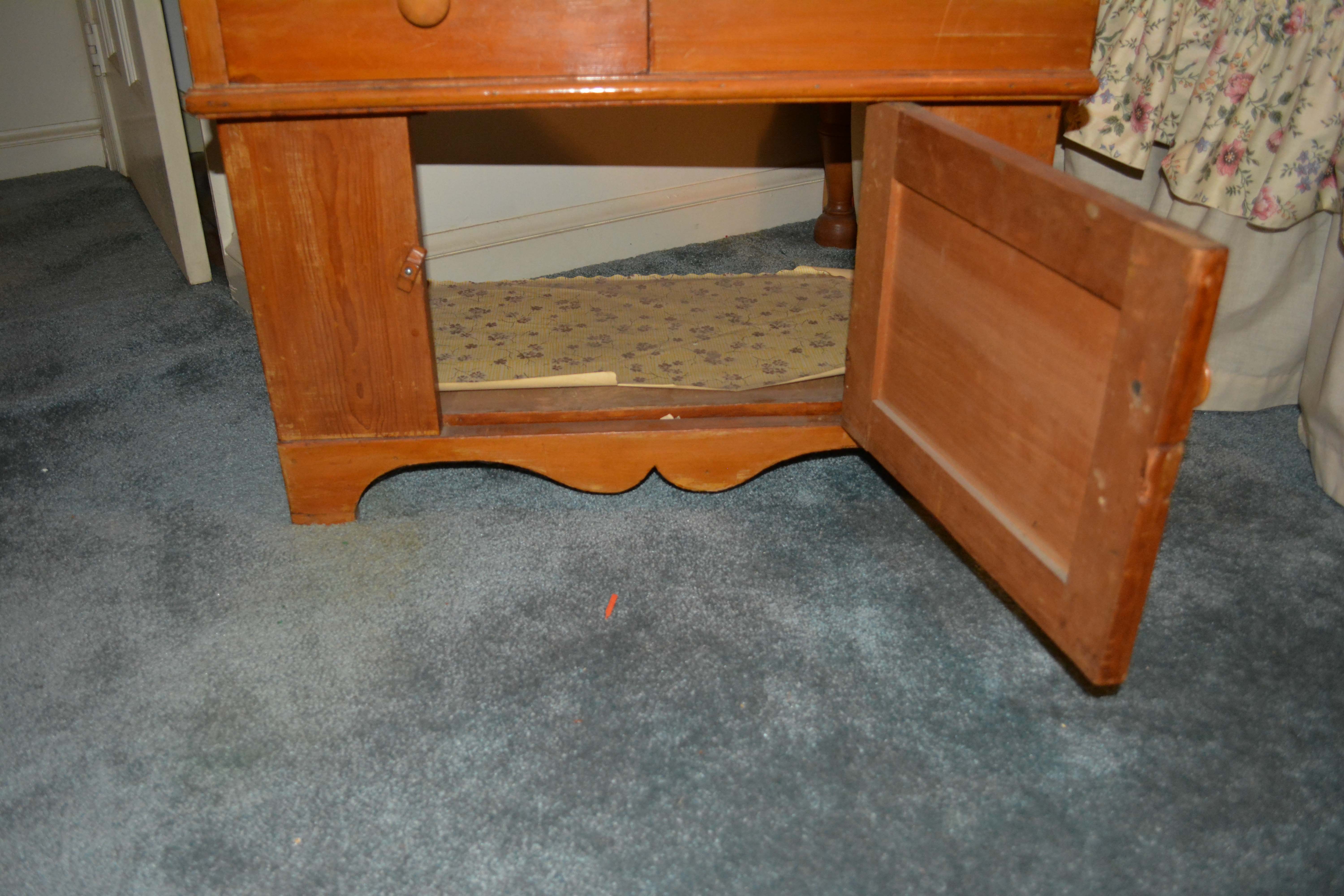 Antique Poplar Dry Sink
