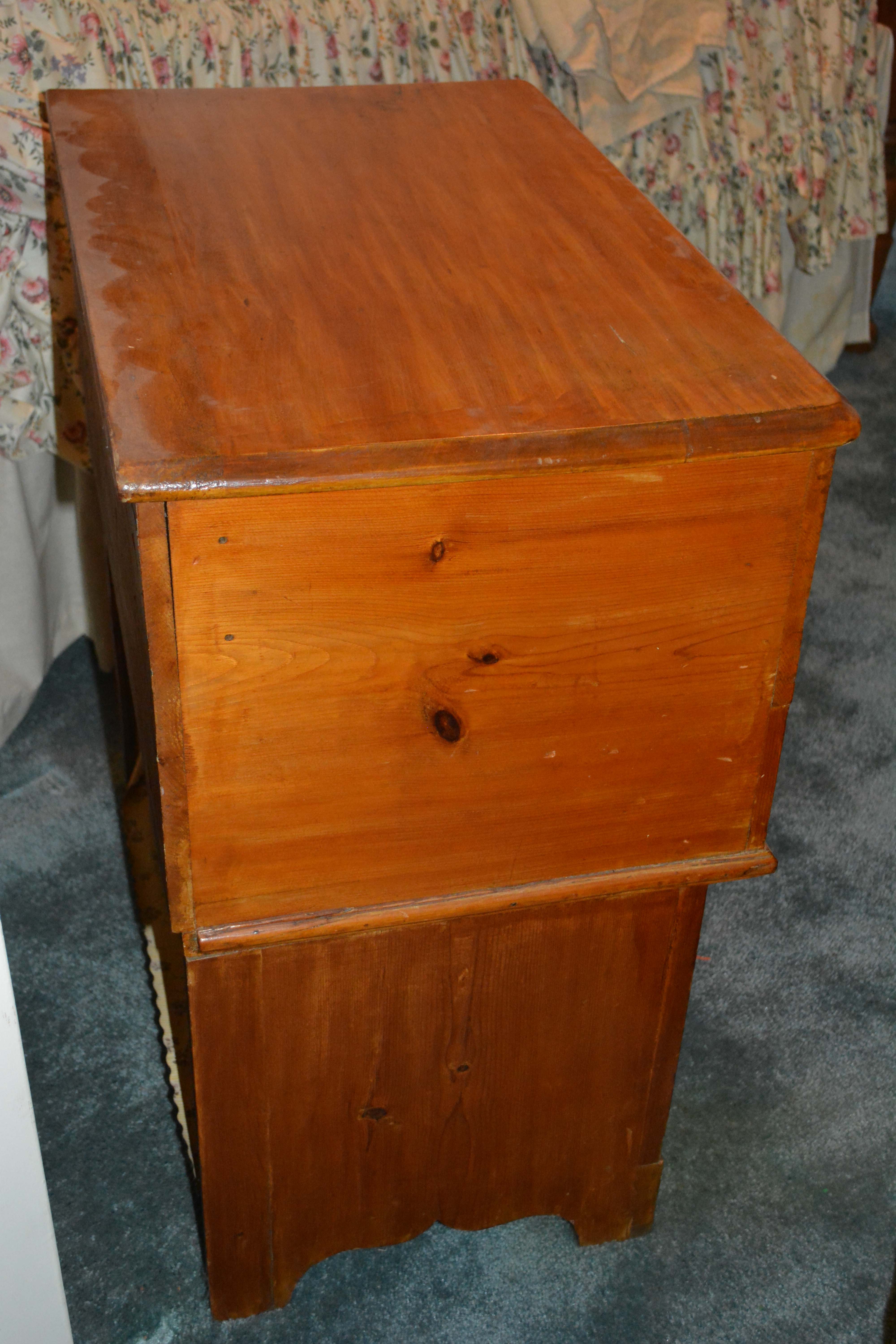 Antique Poplar Dry Sink