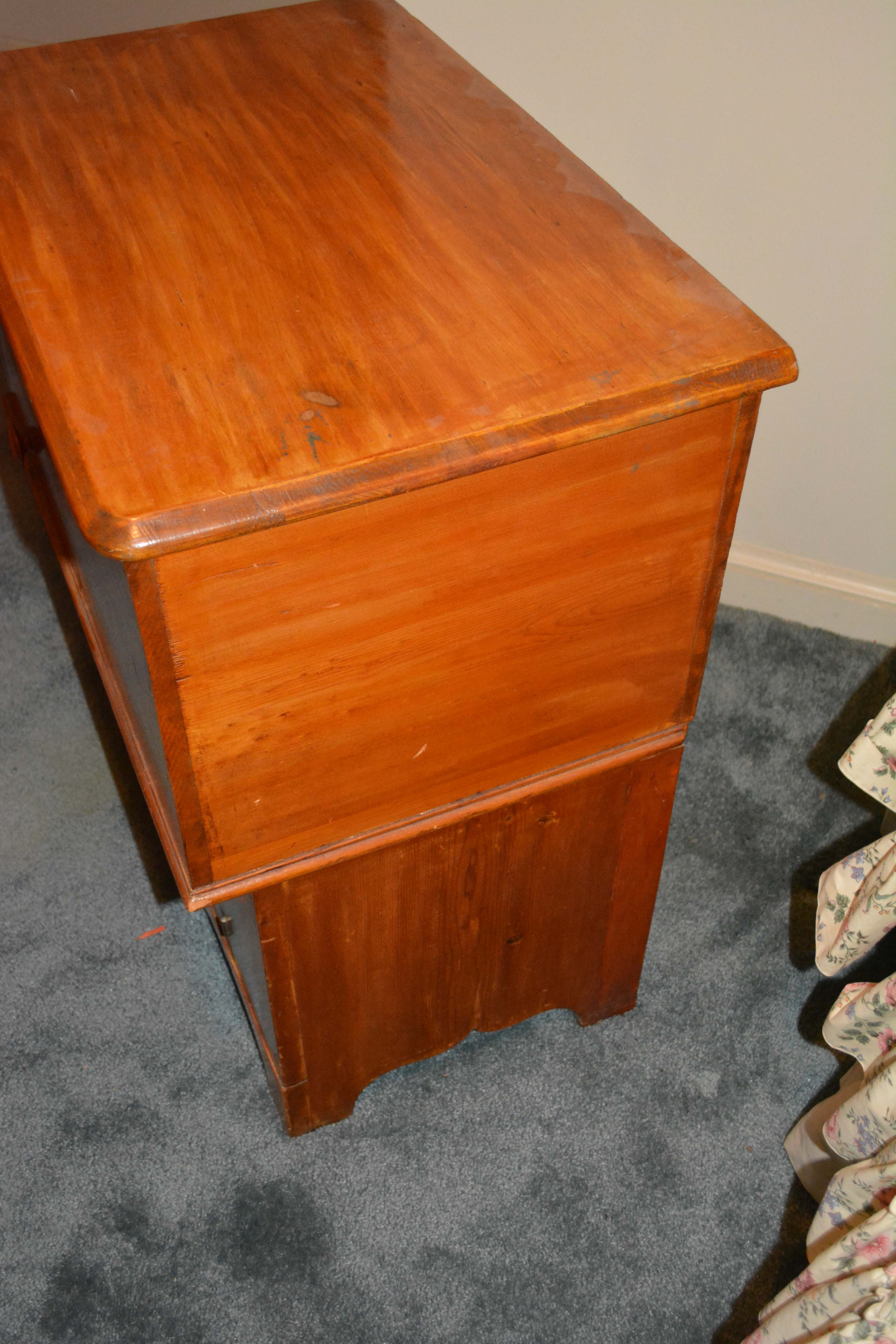 Antique Poplar Dry Sink