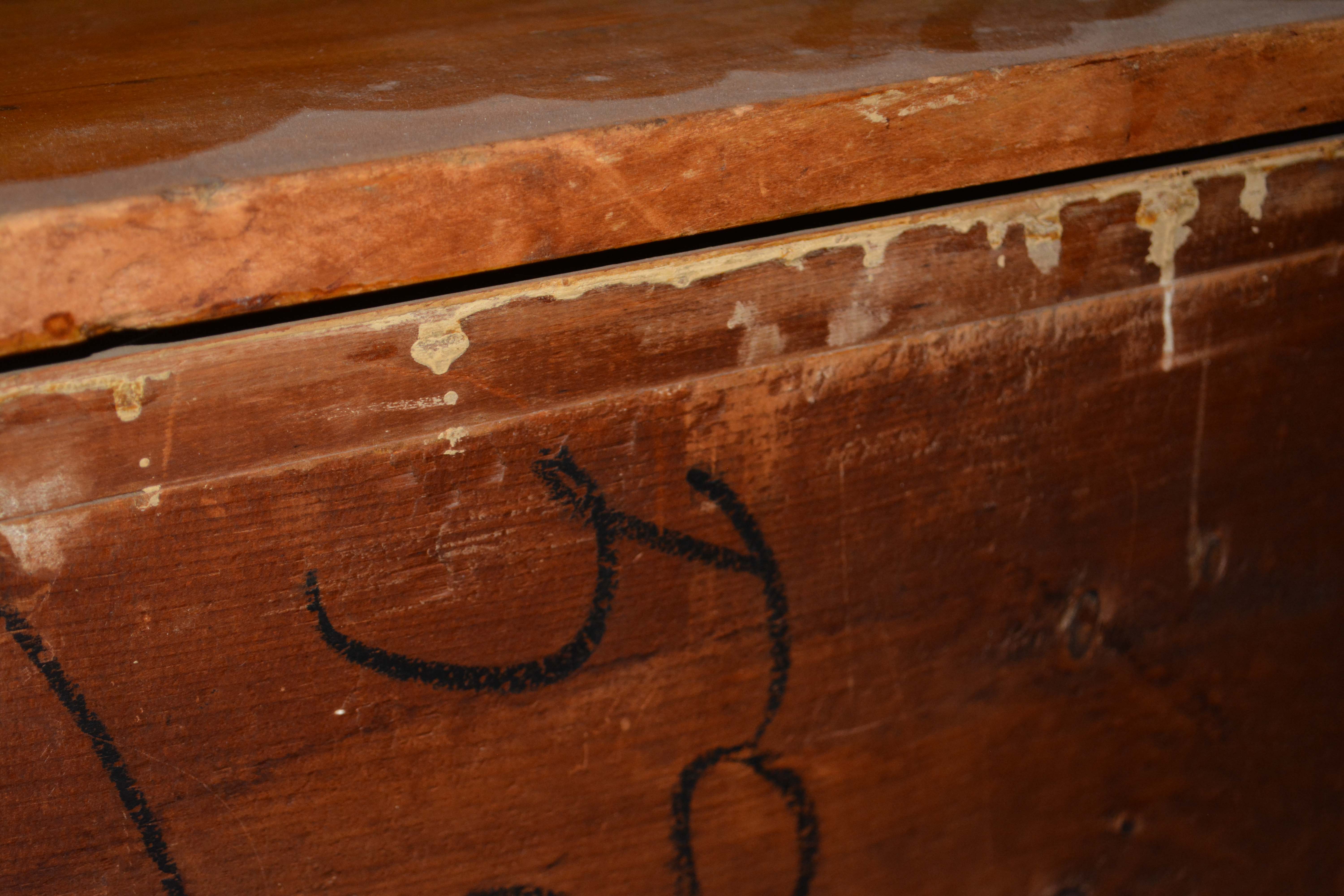 Antique Poplar Dry Sink