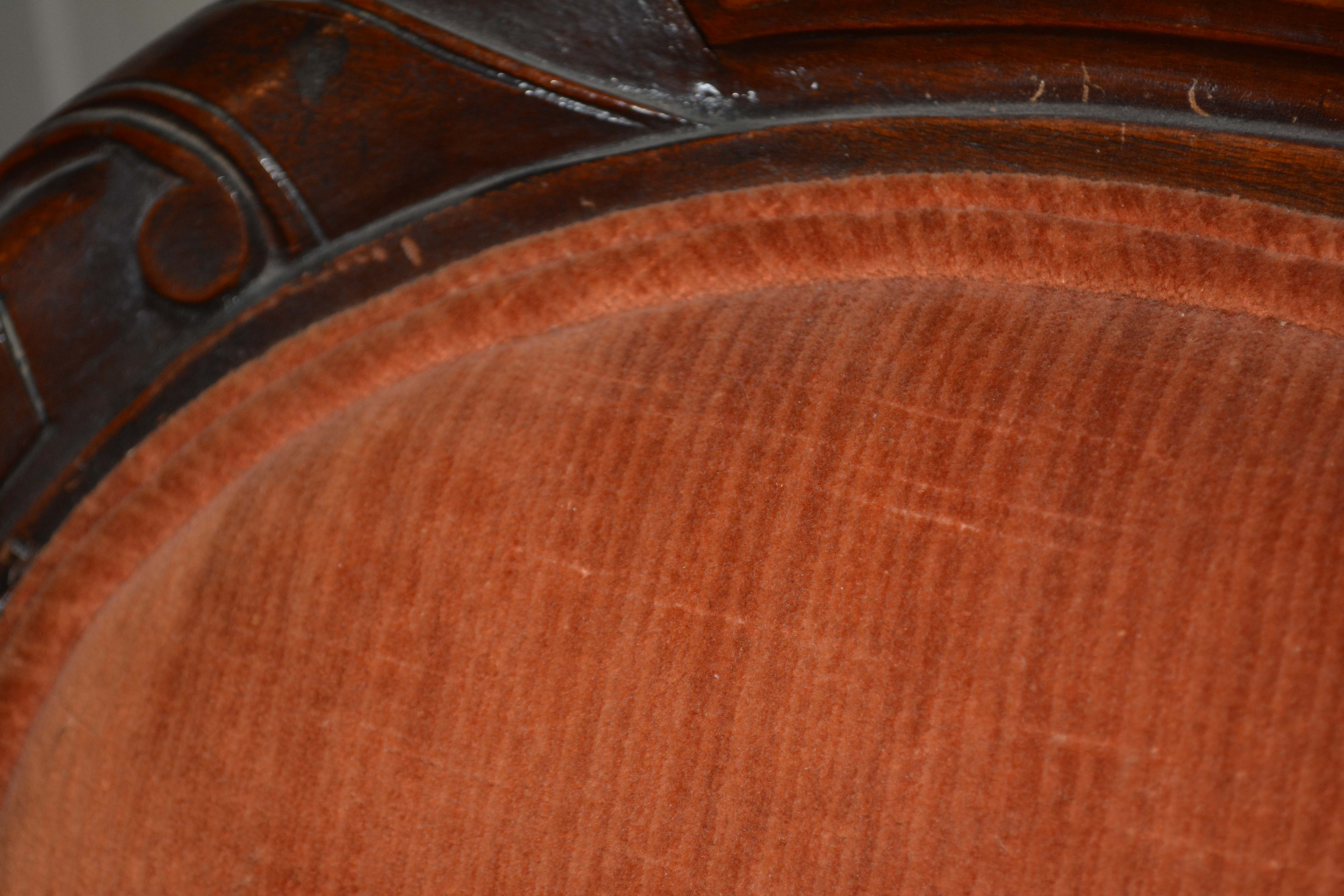 Pair of Vintage Victorian Style Parlor Chairs