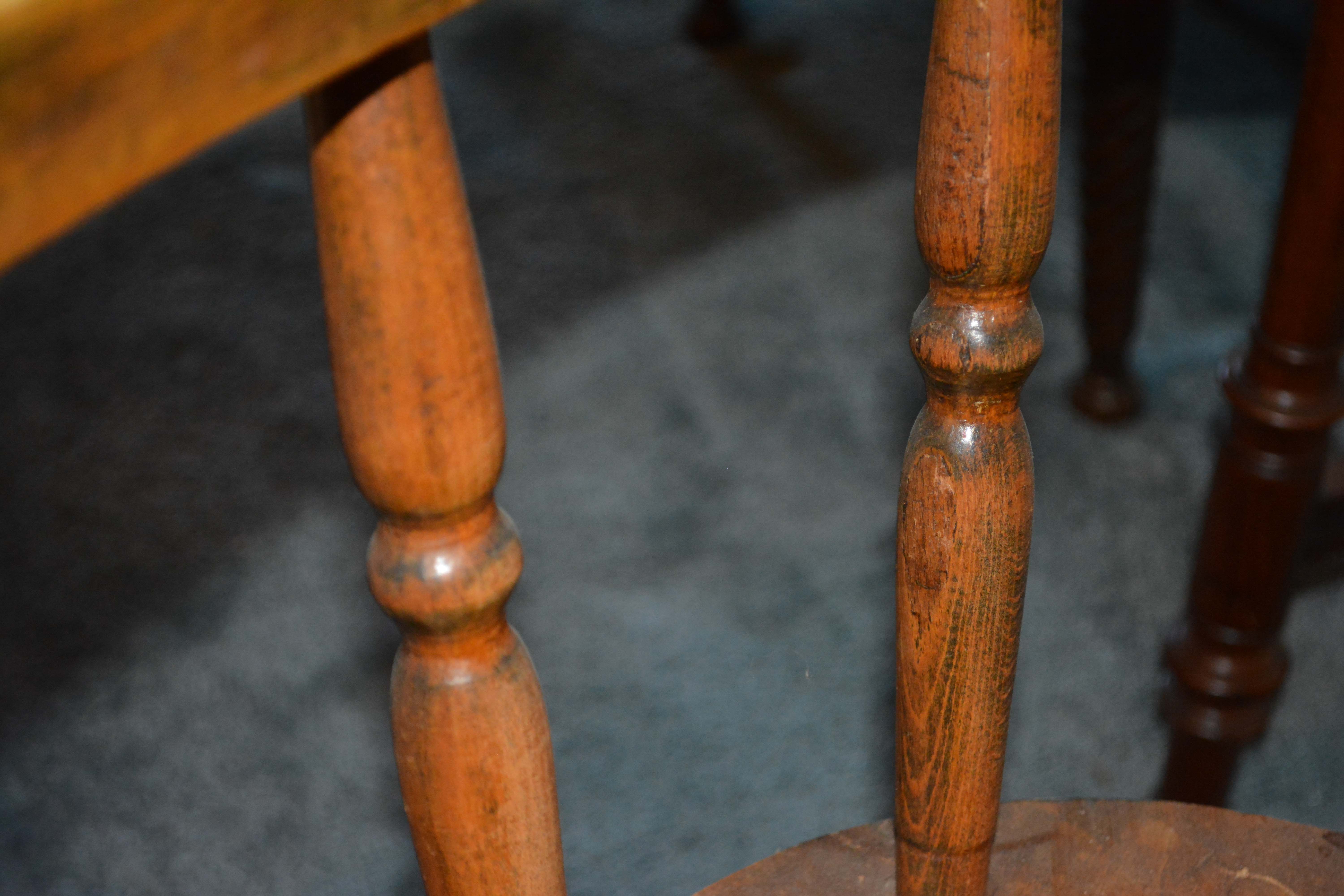 Antique Poplar Captains Chair