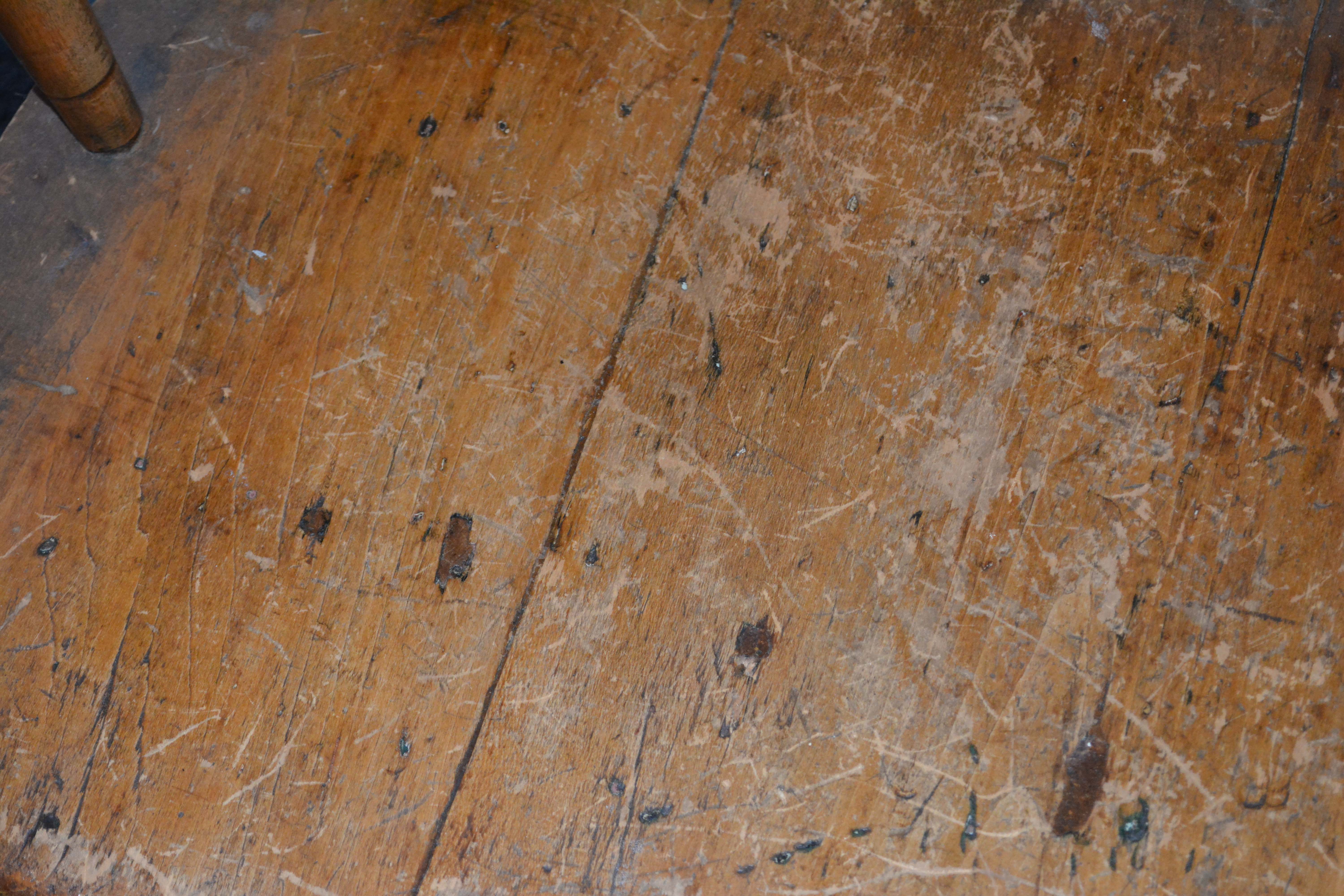 Antique Poplar Captains Chair