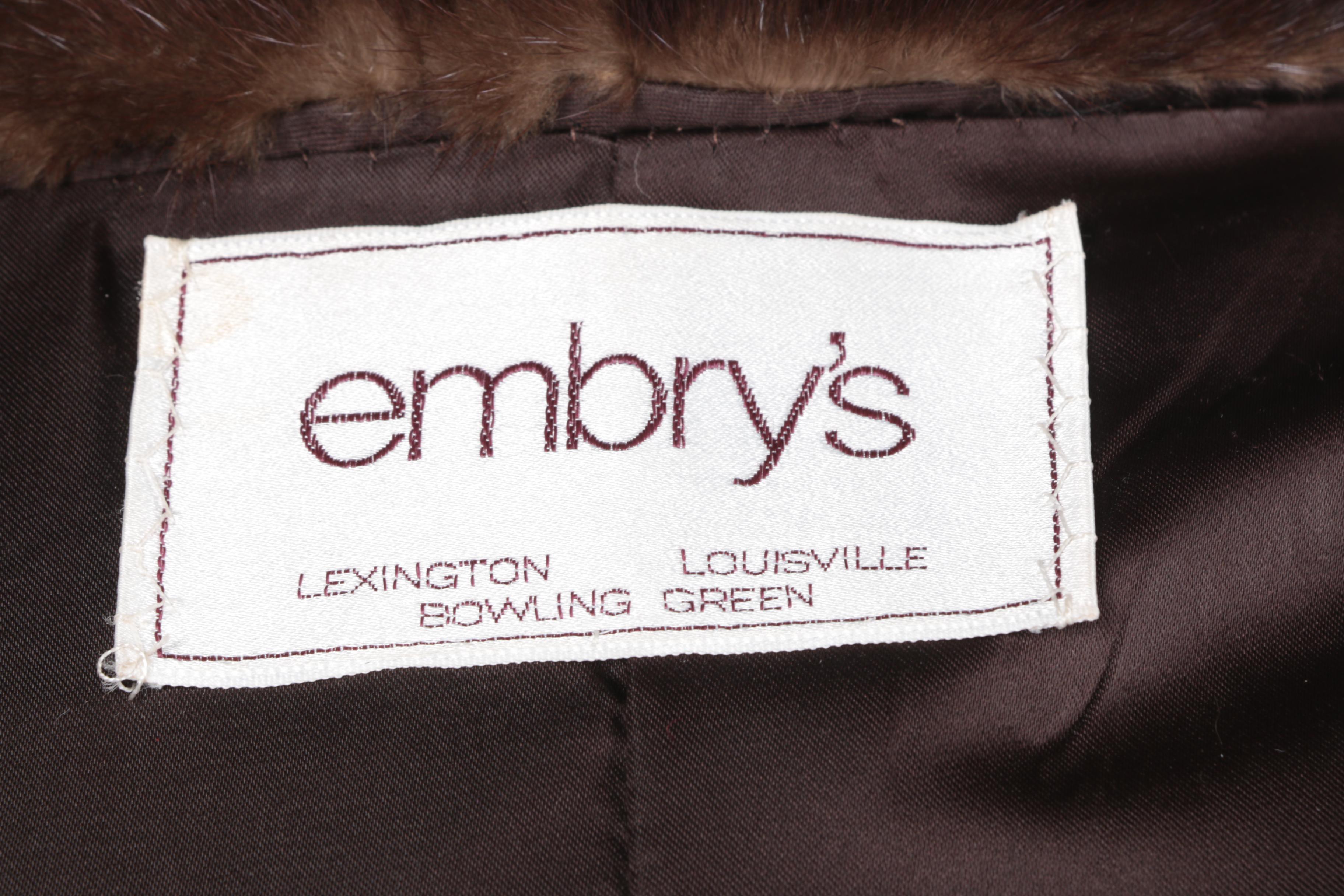 Vintage Pierre Balmain Mink Coat