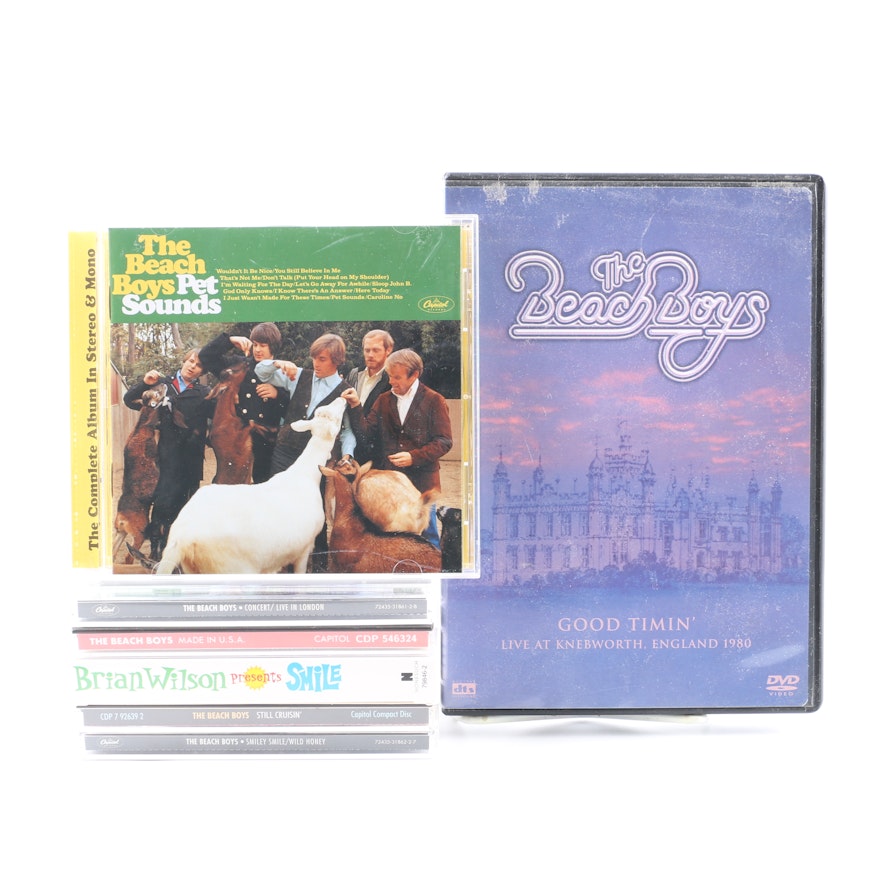 The Beach Boys and Brian Wilson CD and DVD Collection Including "Pet Sounds"