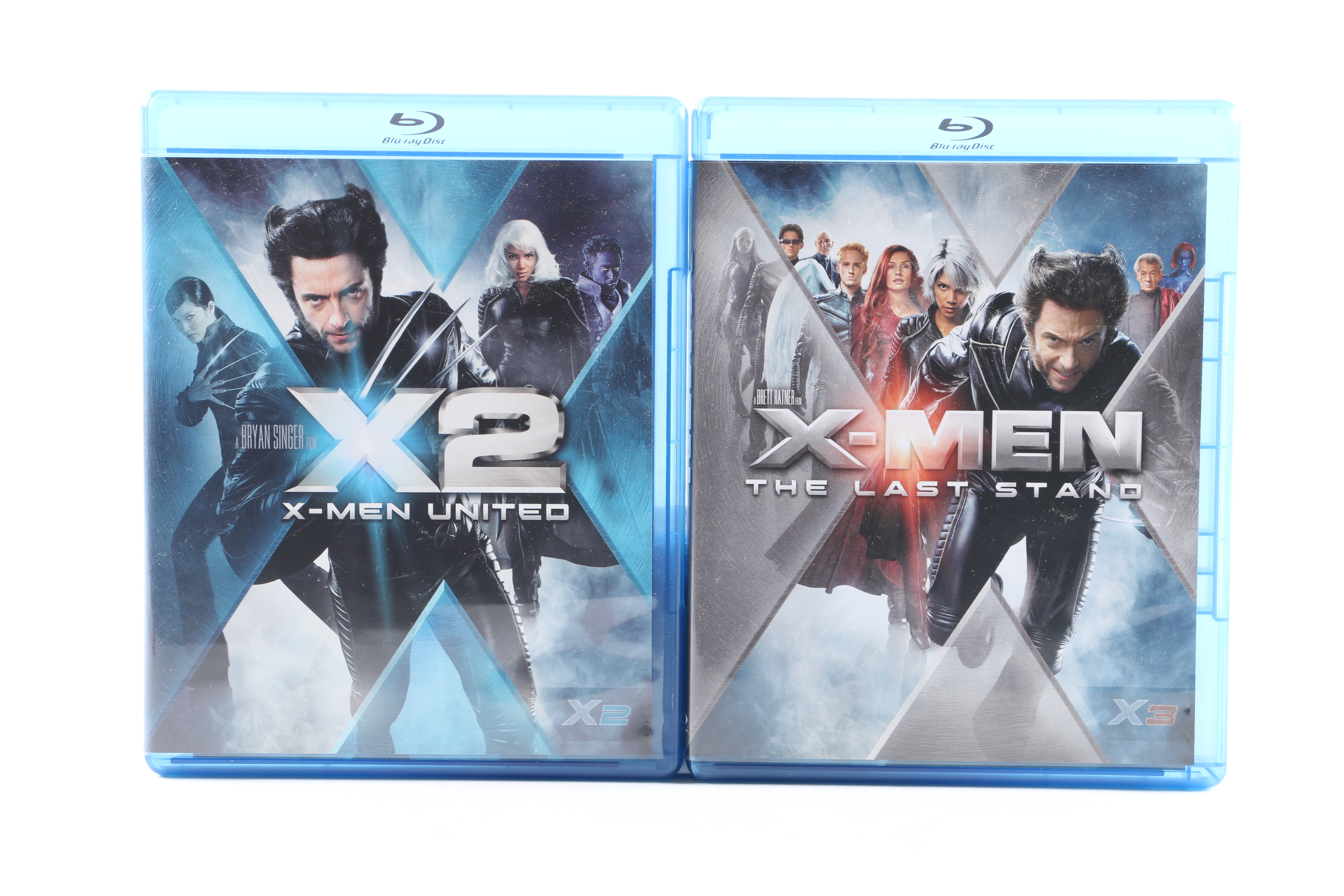 X-Men Blu-ray Discs Including "X-Men: First Class" and "X-Men"
