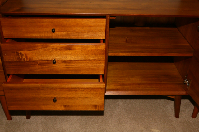 Mid Century Modern Style Console Cabinet from West Elm