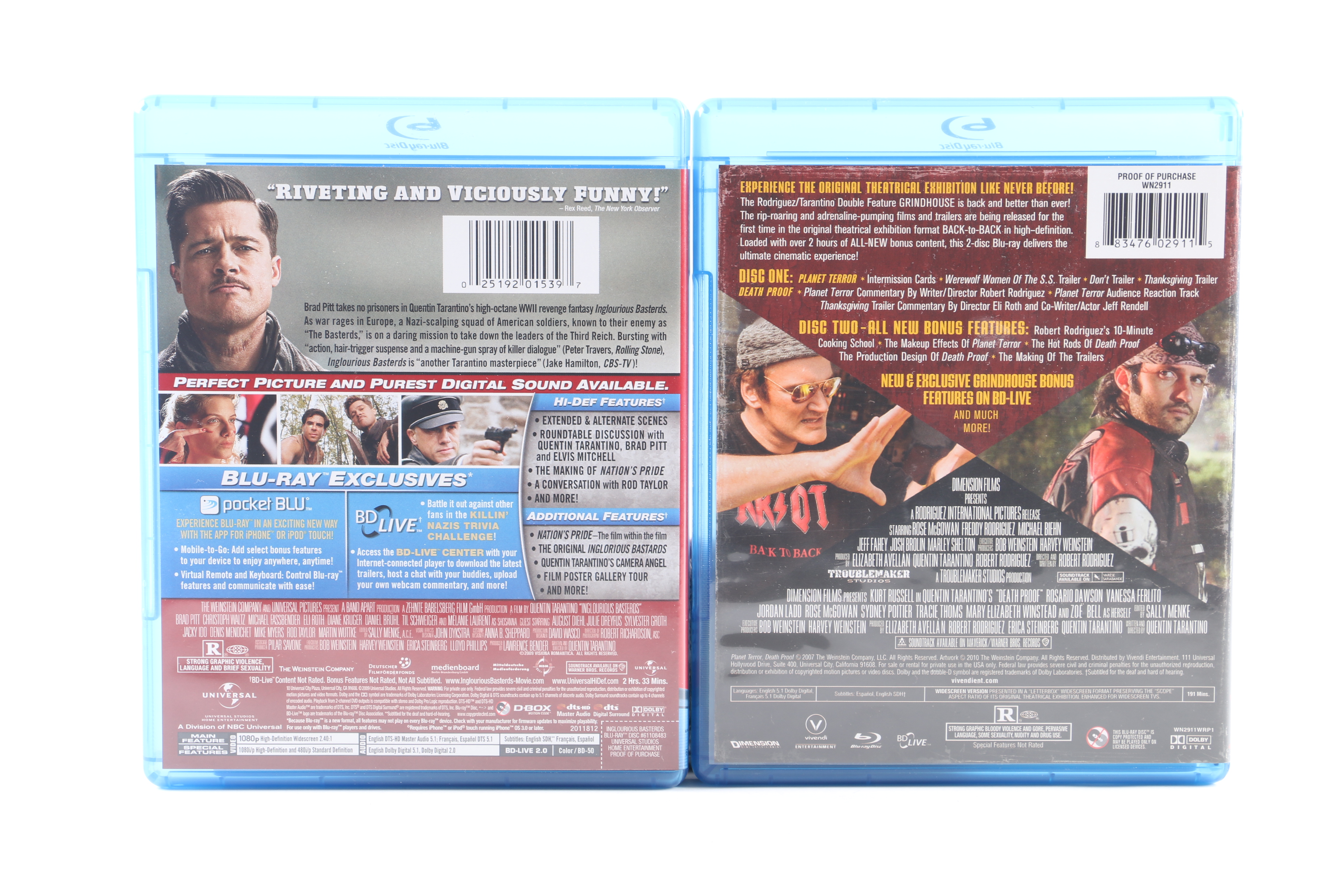 Quentin Tarantino Films on Blu-Ray