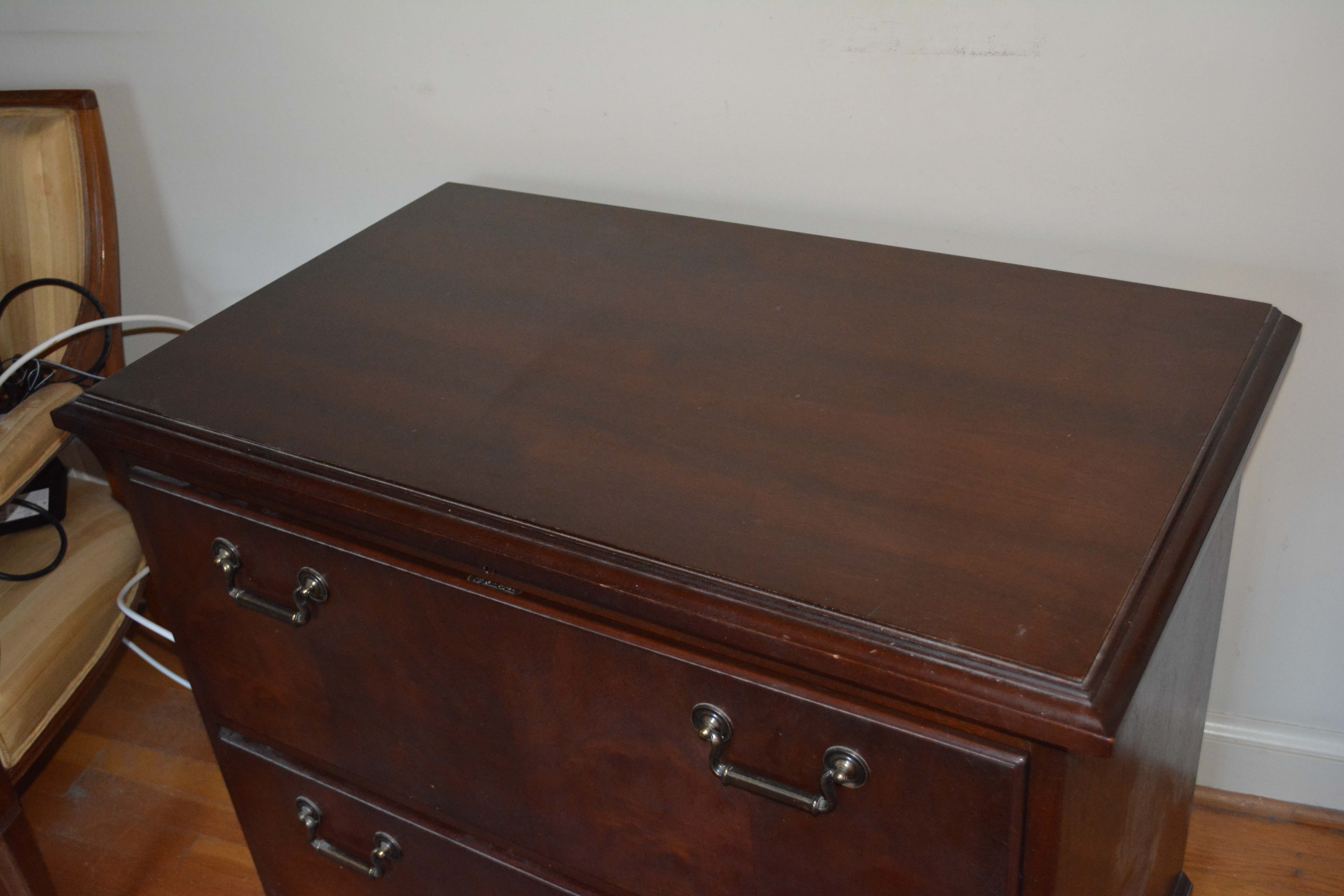 Cherry Finish Lateral Filing Cabinet by Kimball