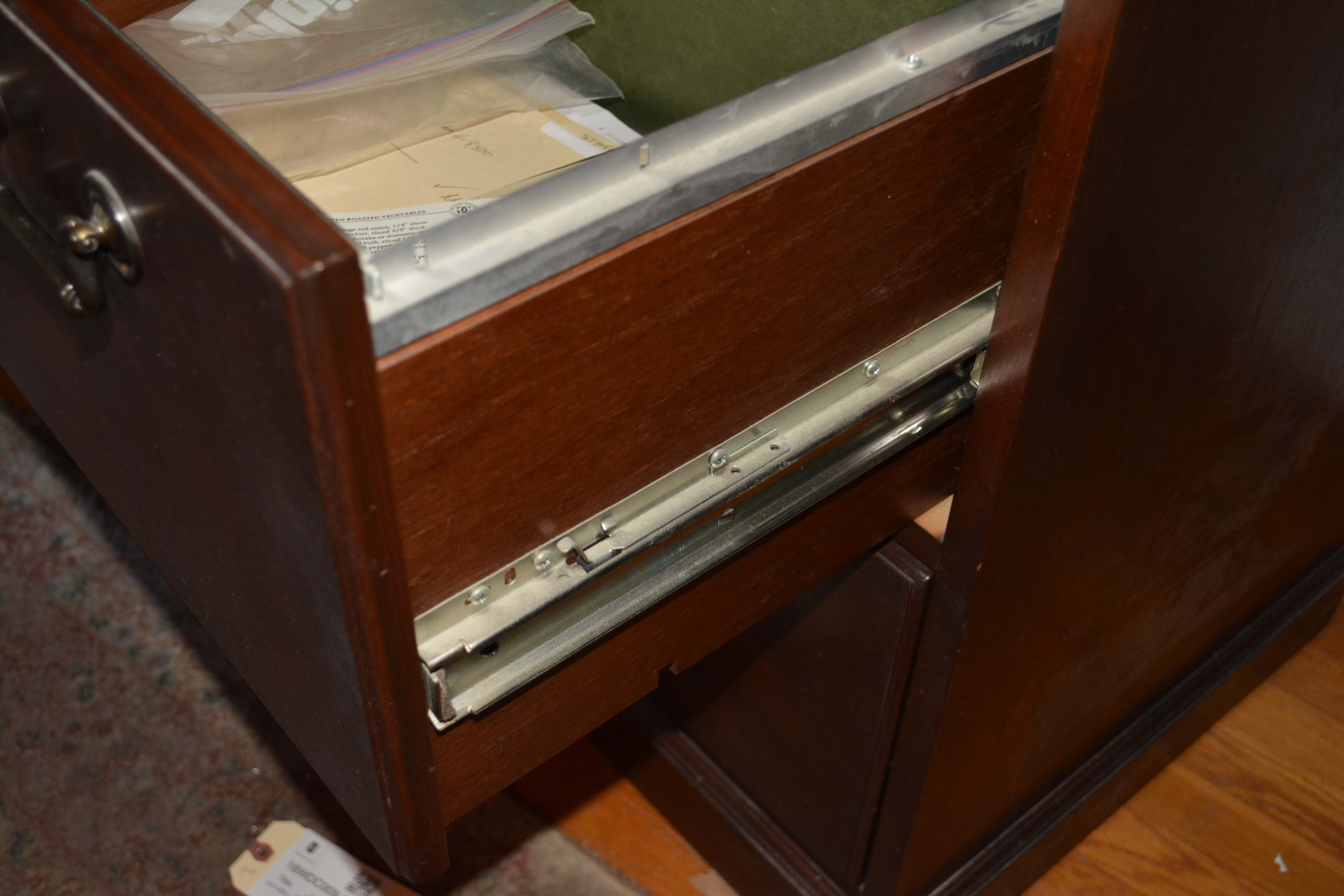 Cherry Finish Lateral Filing Cabinet by Kimball