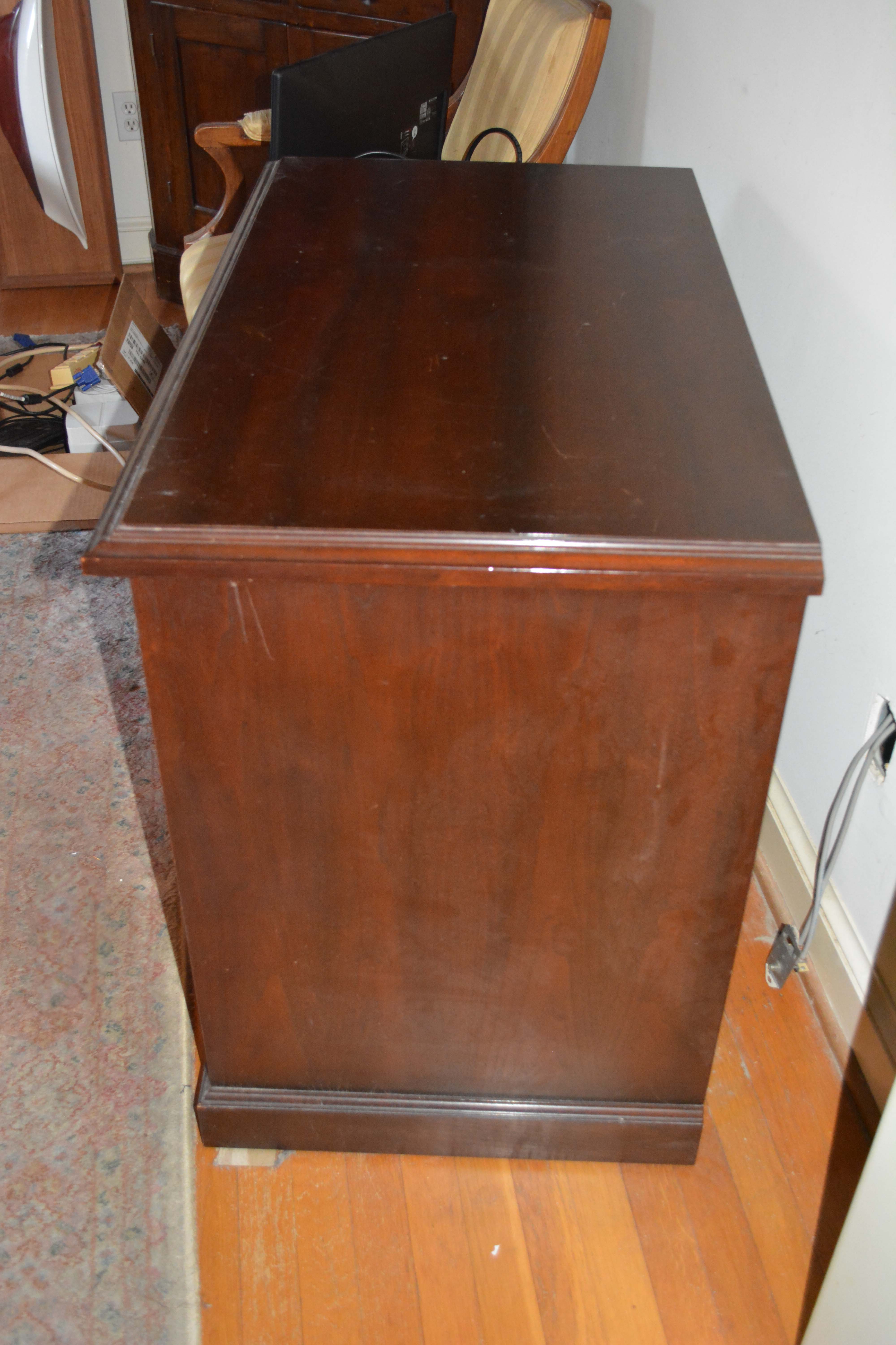 Cherry Finish Lateral Filing Cabinet by Kimball