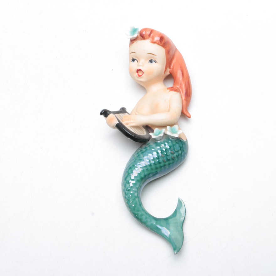 Vintage Lefton Mermaid Figurine