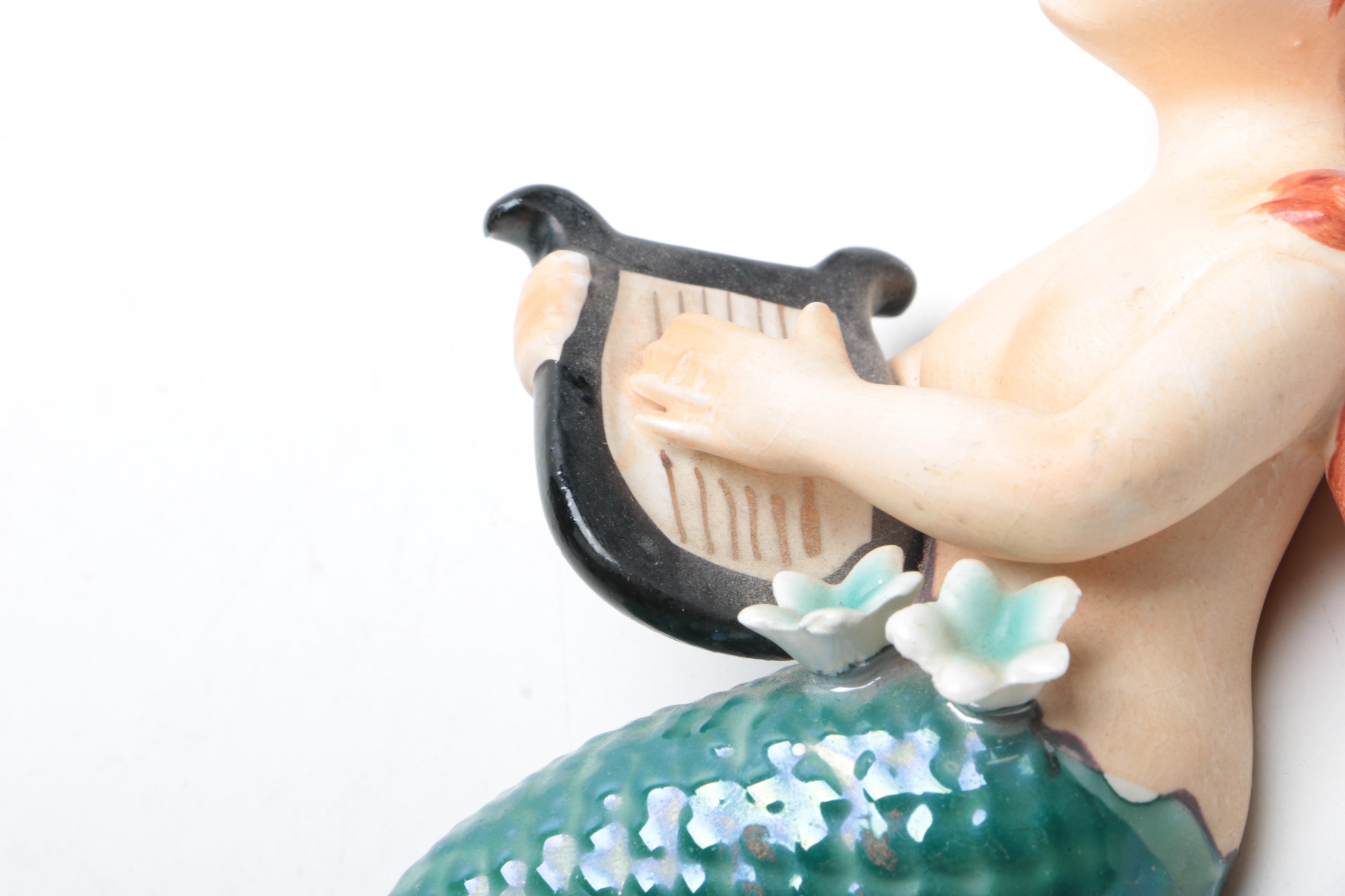 Vintage Lefton Mermaid Figurine