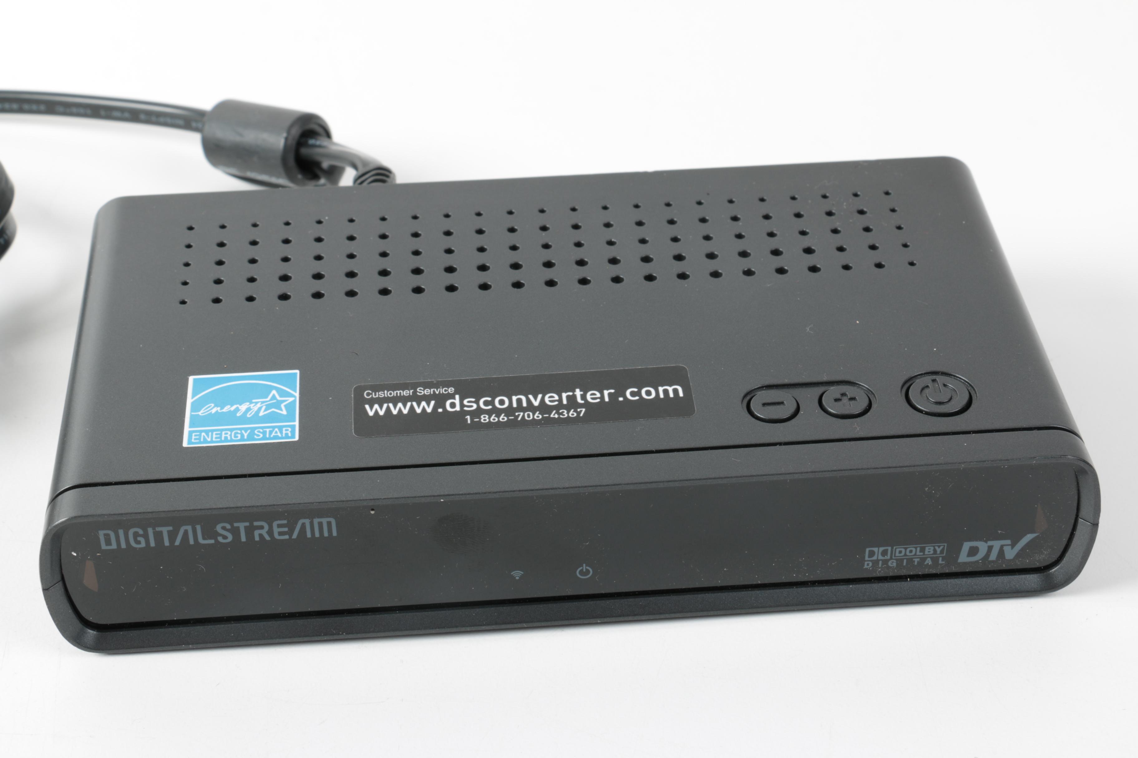 Digital Stream Digital To Analog Converter Box, Remote And Accessories