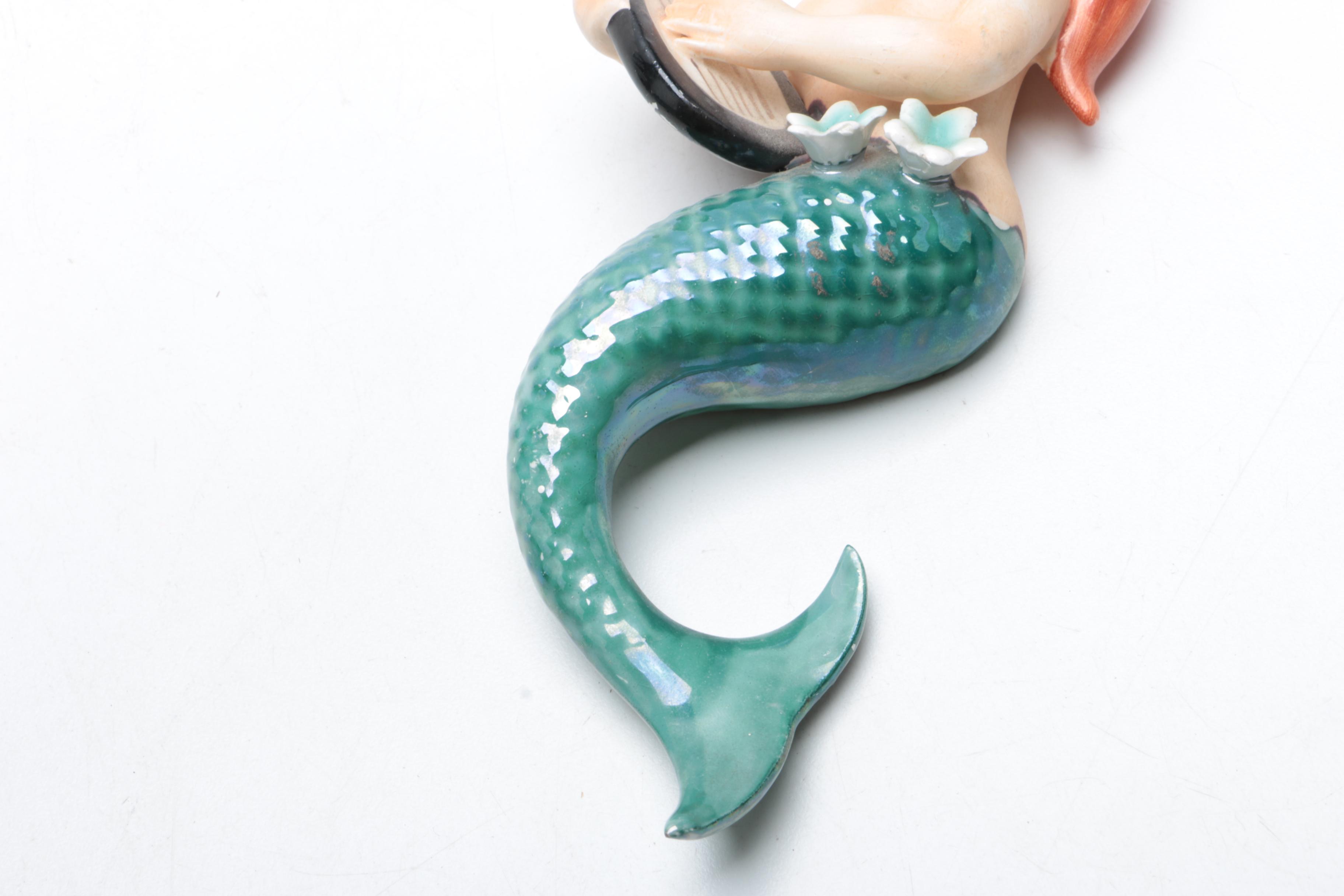 Vintage Lefton Mermaid Figurine