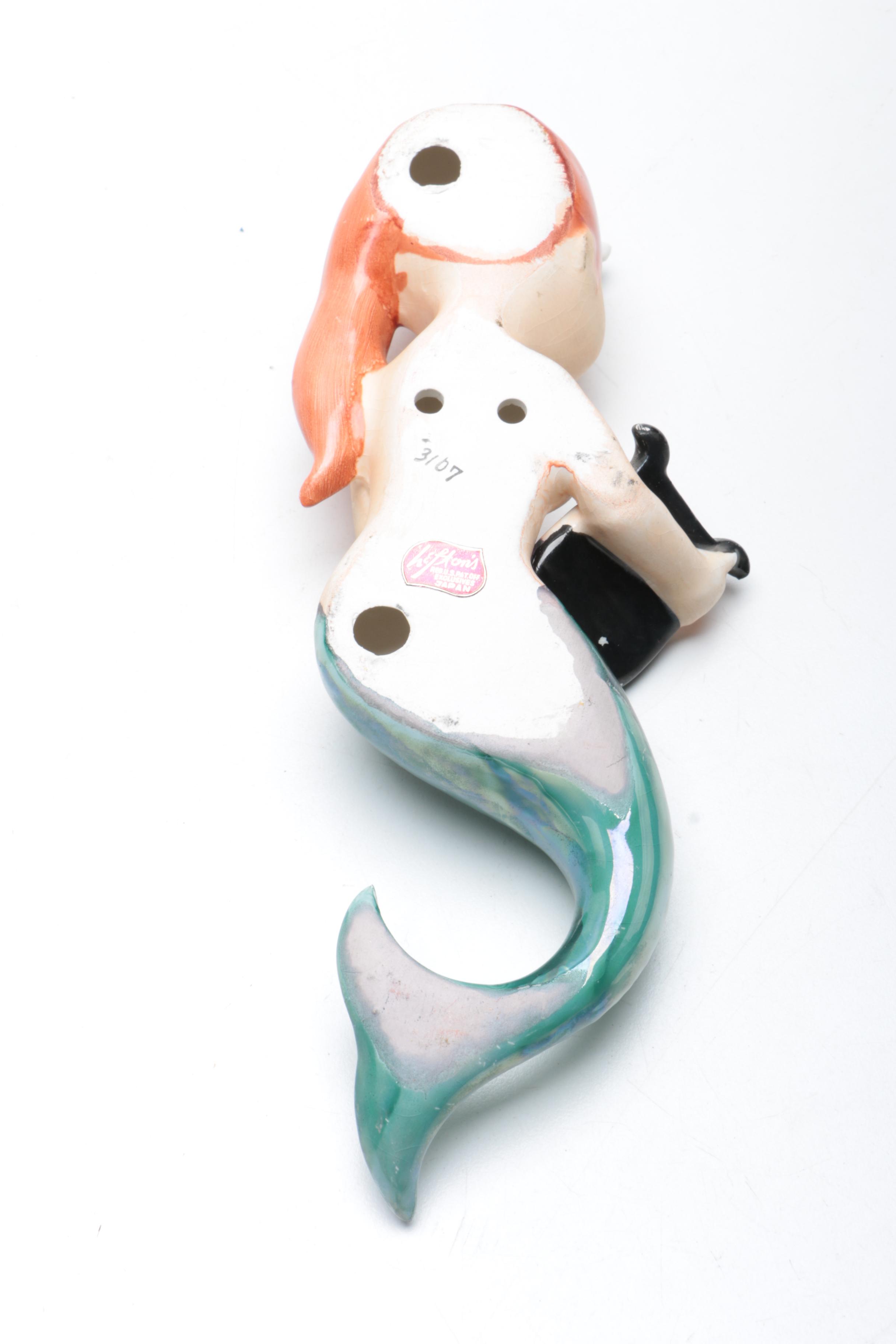 Vintage Lefton Mermaid Figurine