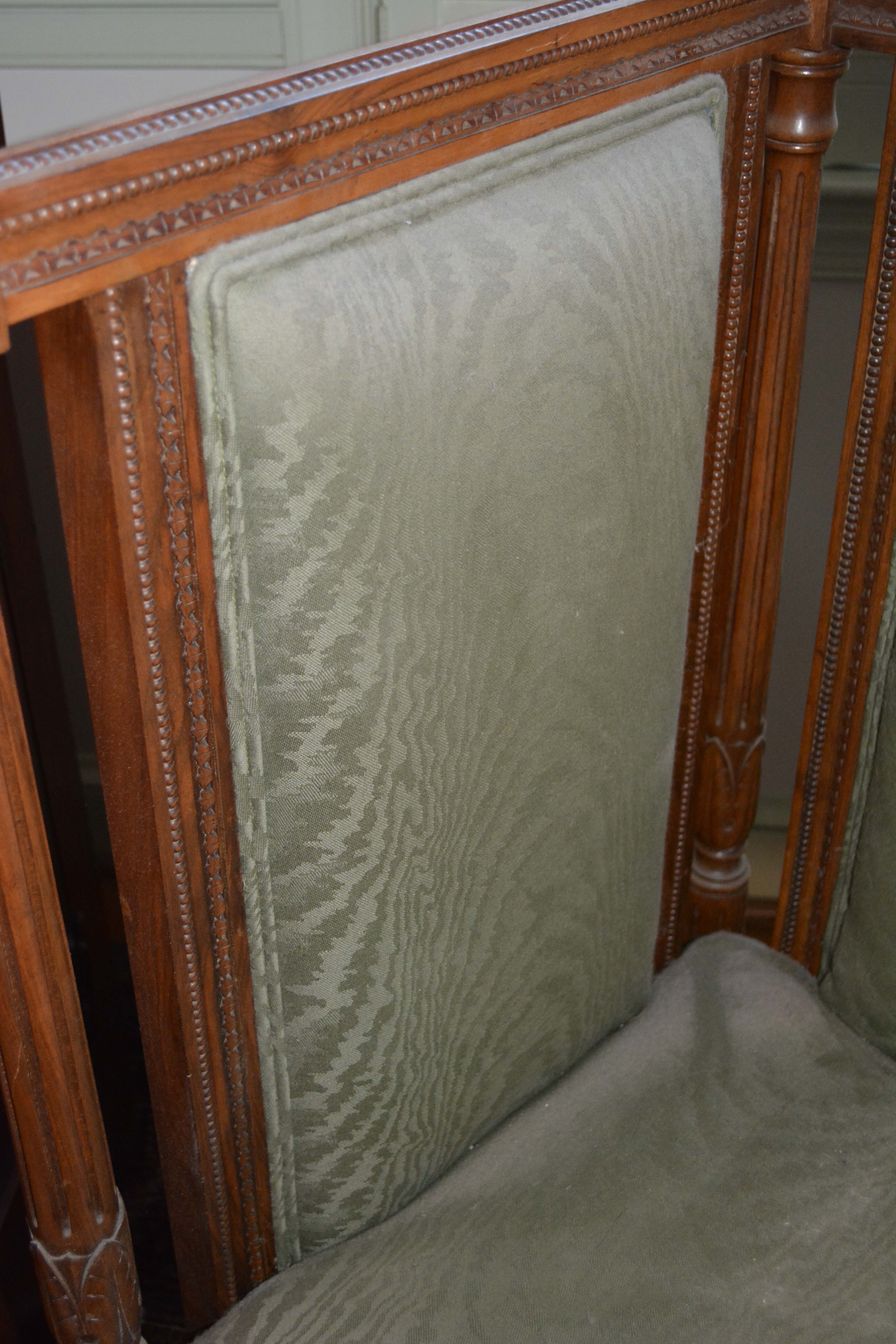 Louis XVI Style Upholstered Canapé