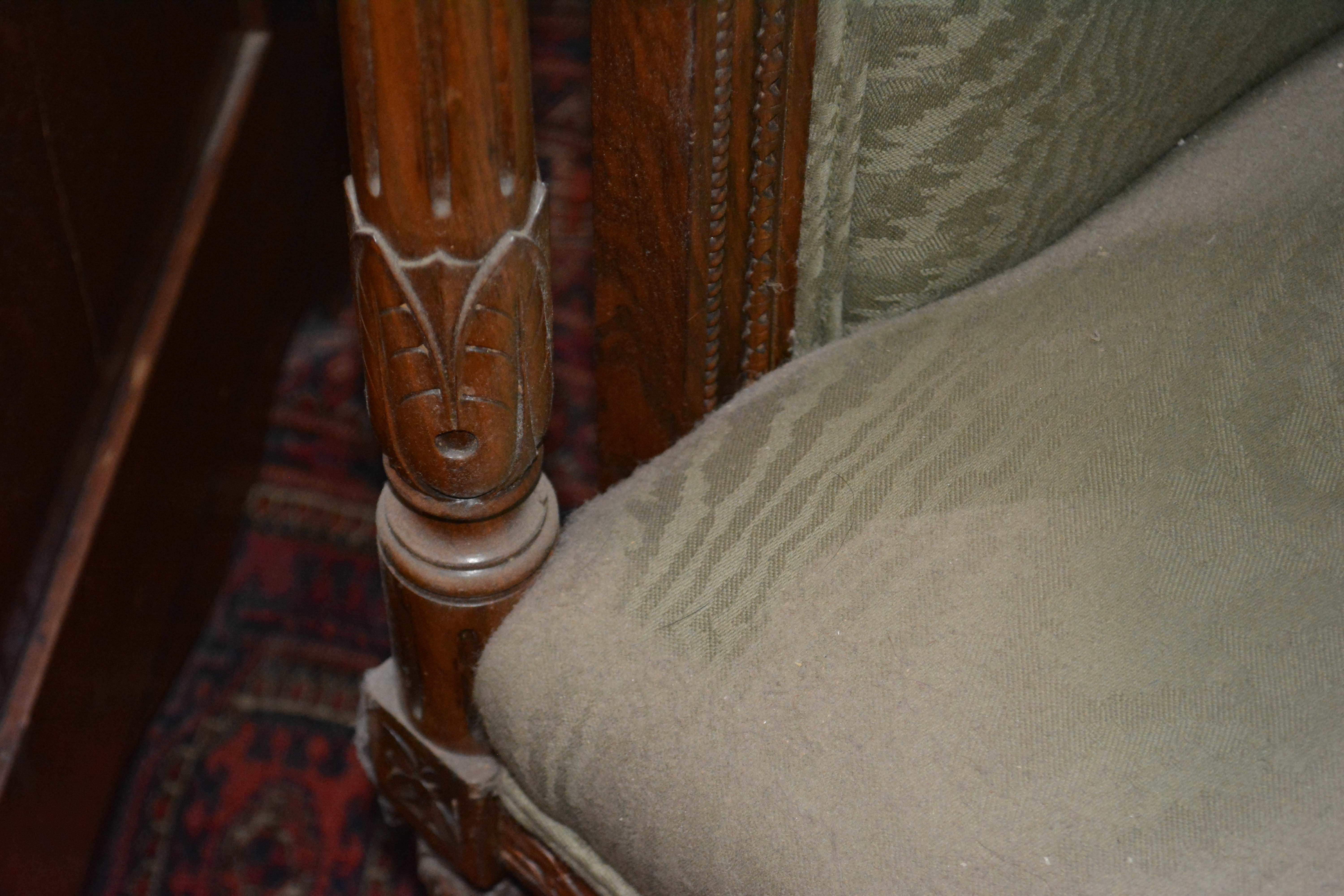 Louis XVI Style Upholstered Canapé