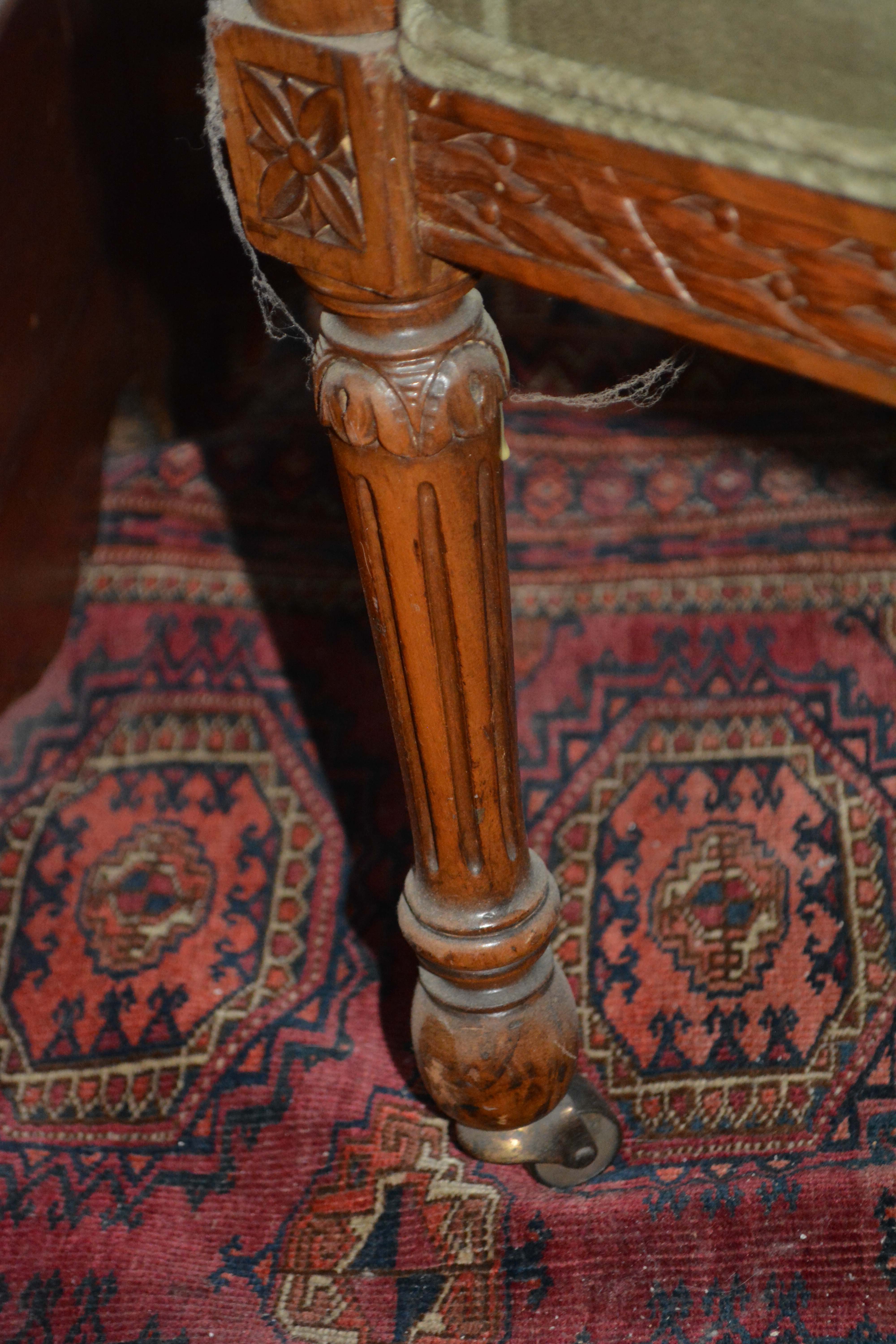 Louis XVI Style Upholstered Canapé