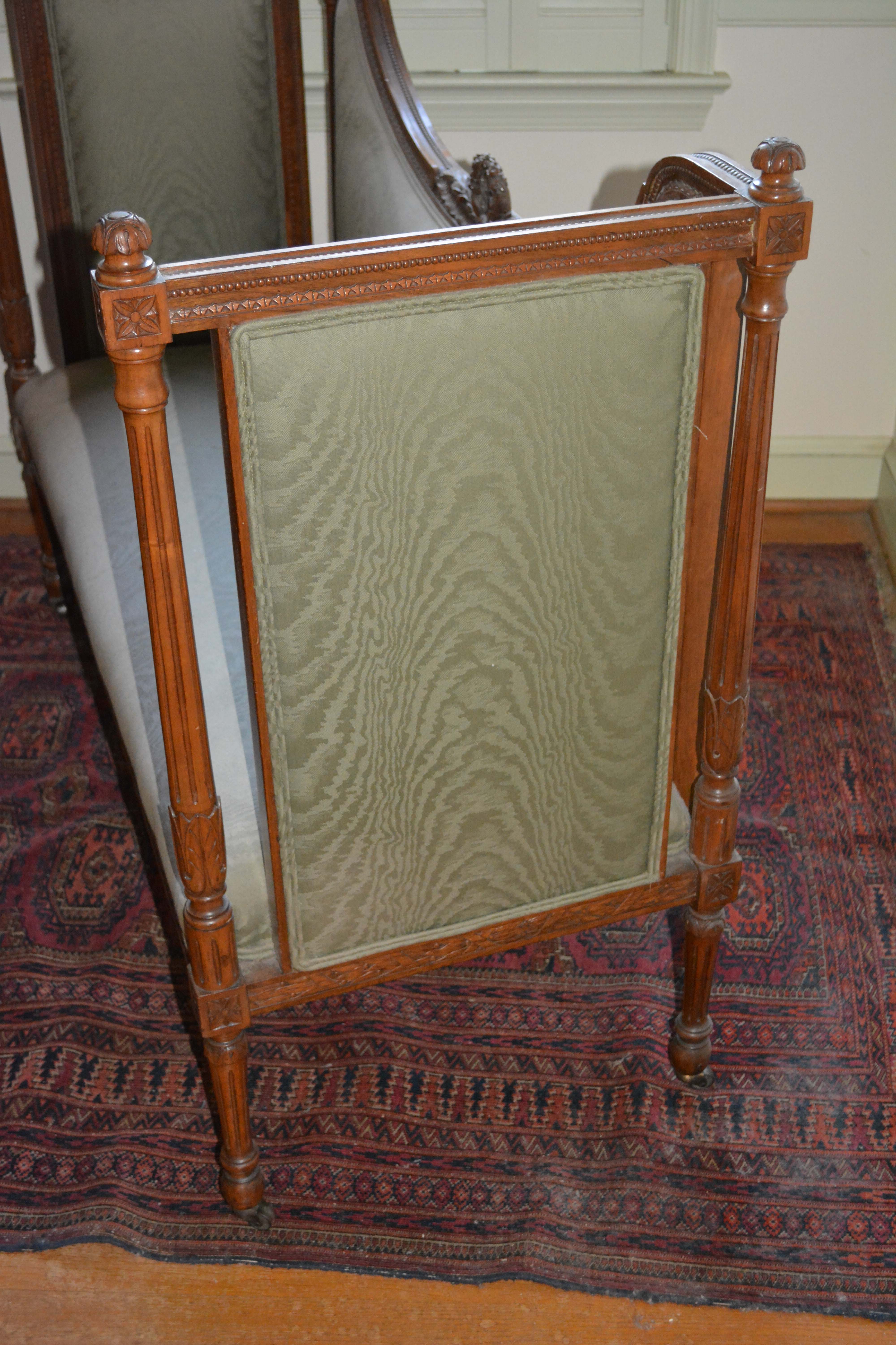 Louis XVI Style Upholstered Canapé