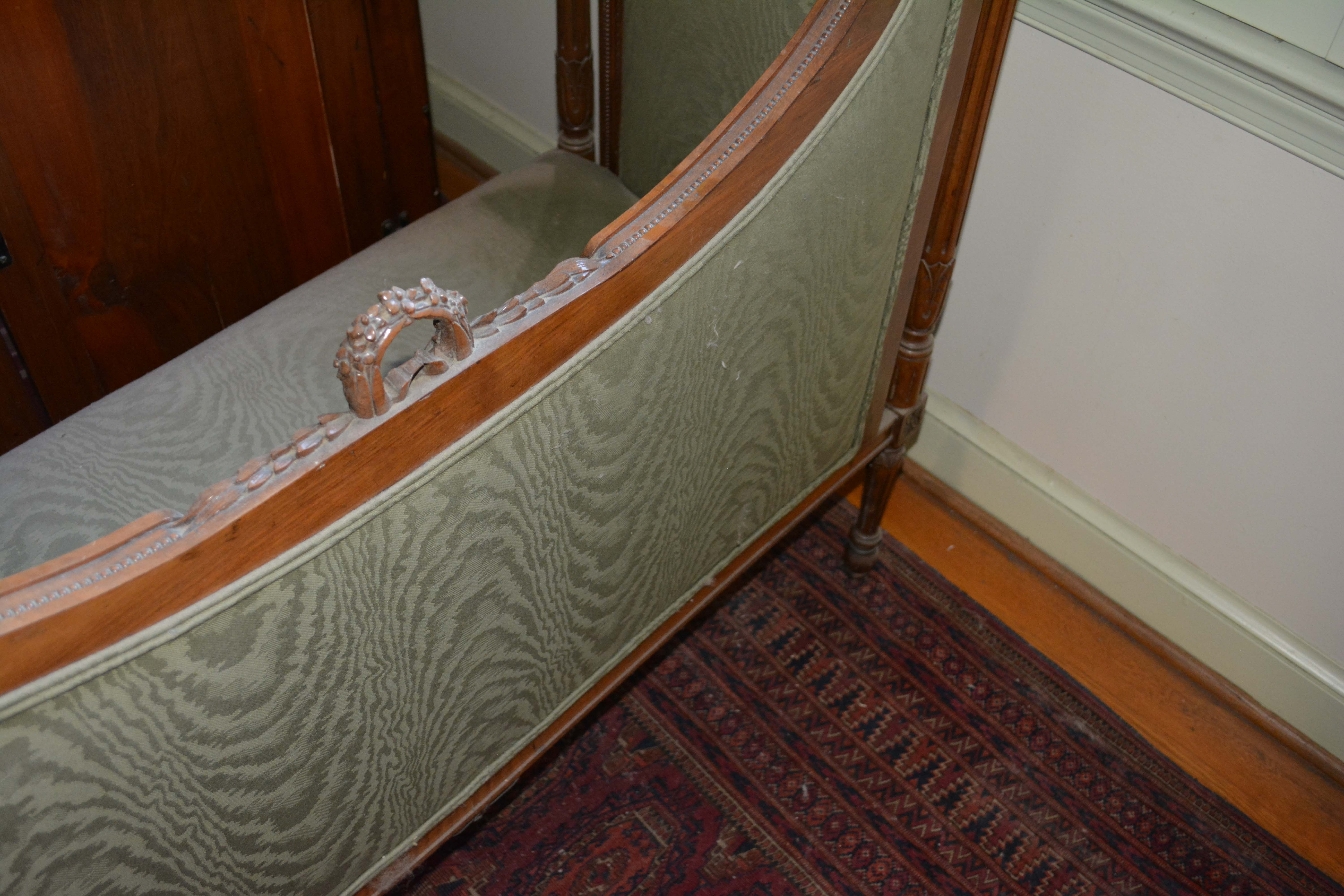 Louis XVI Style Upholstered Canapé