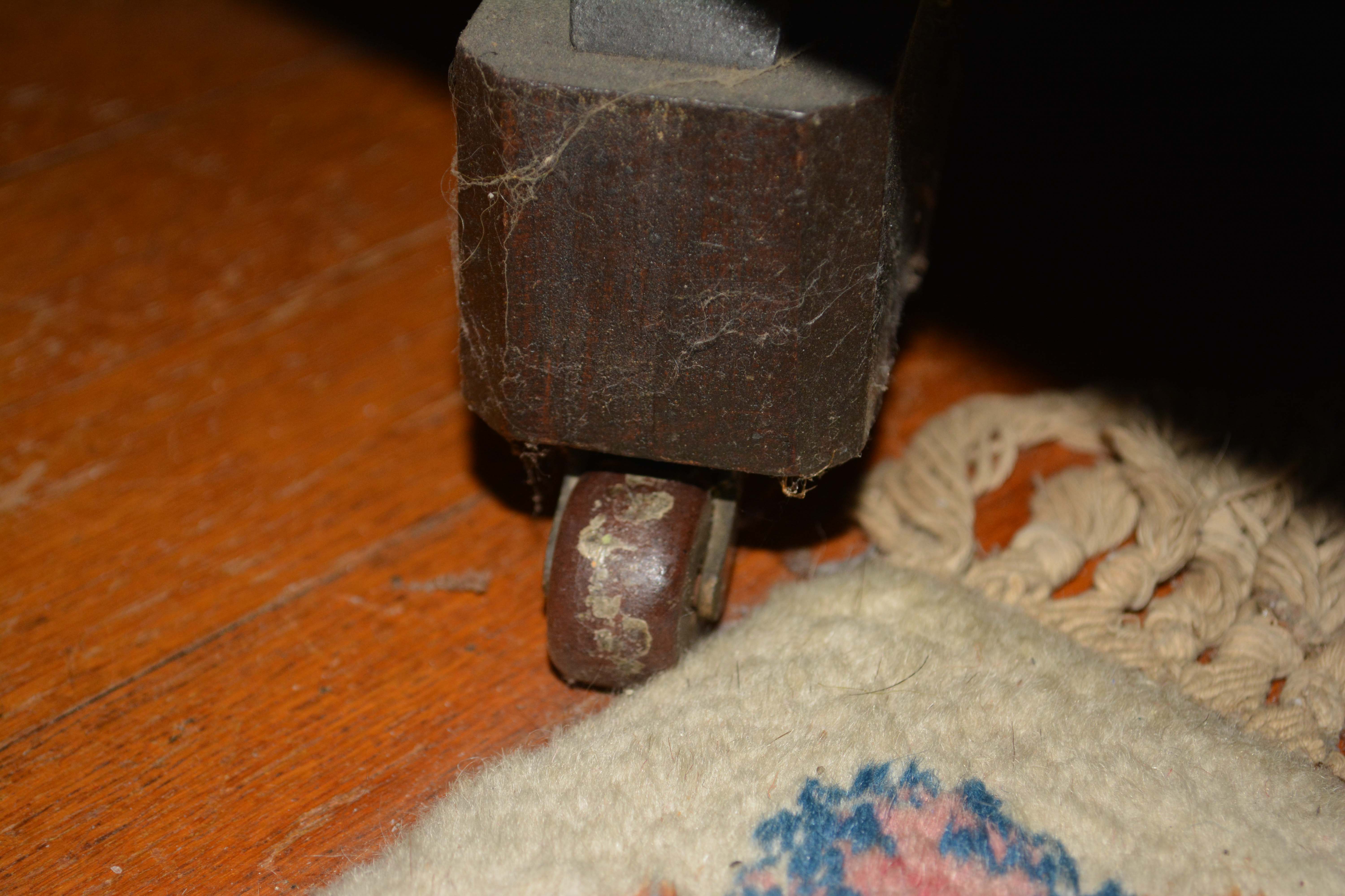 Antique Revolving Bookcase with Drawers