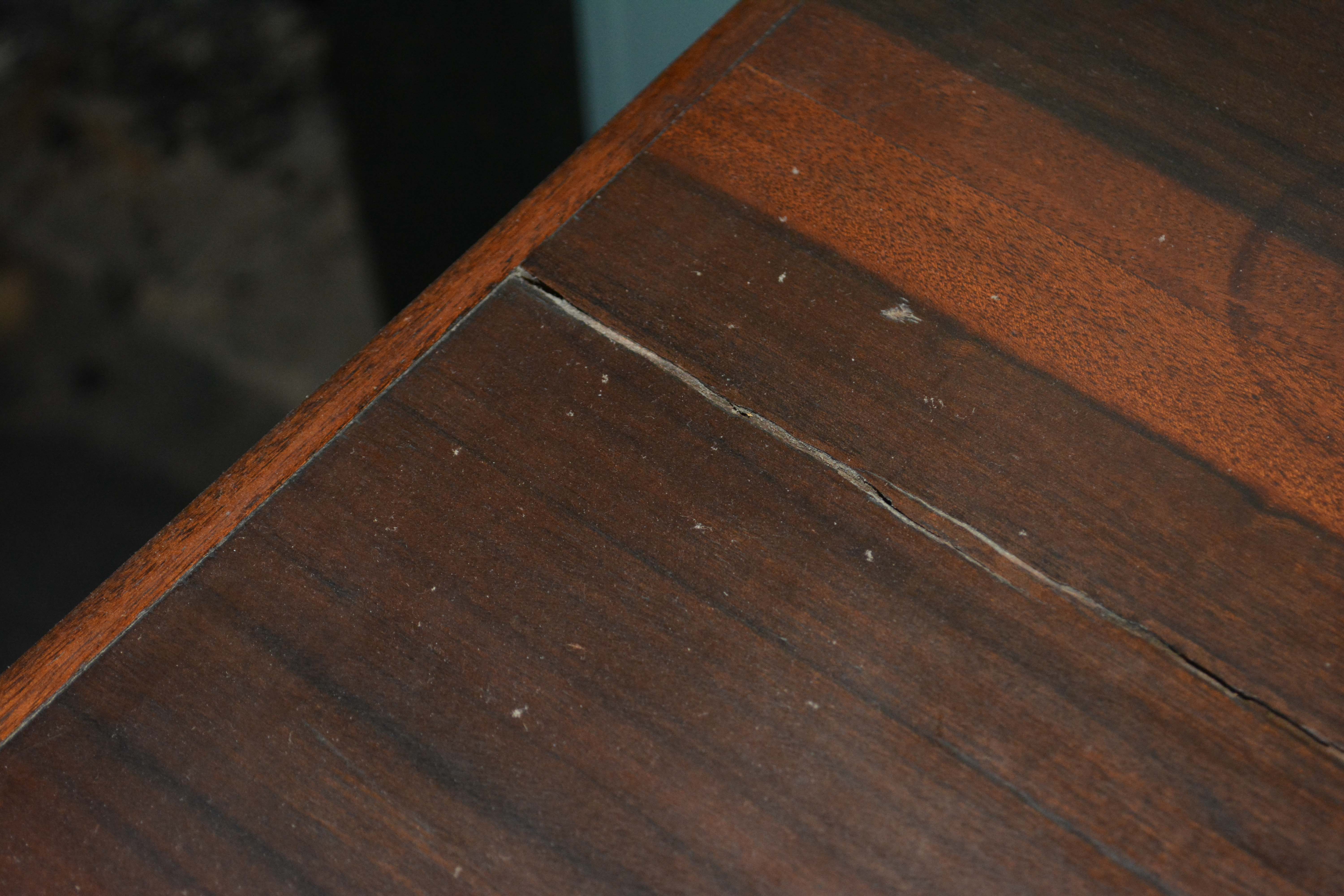 Antique American Empire Mahogany Worktable