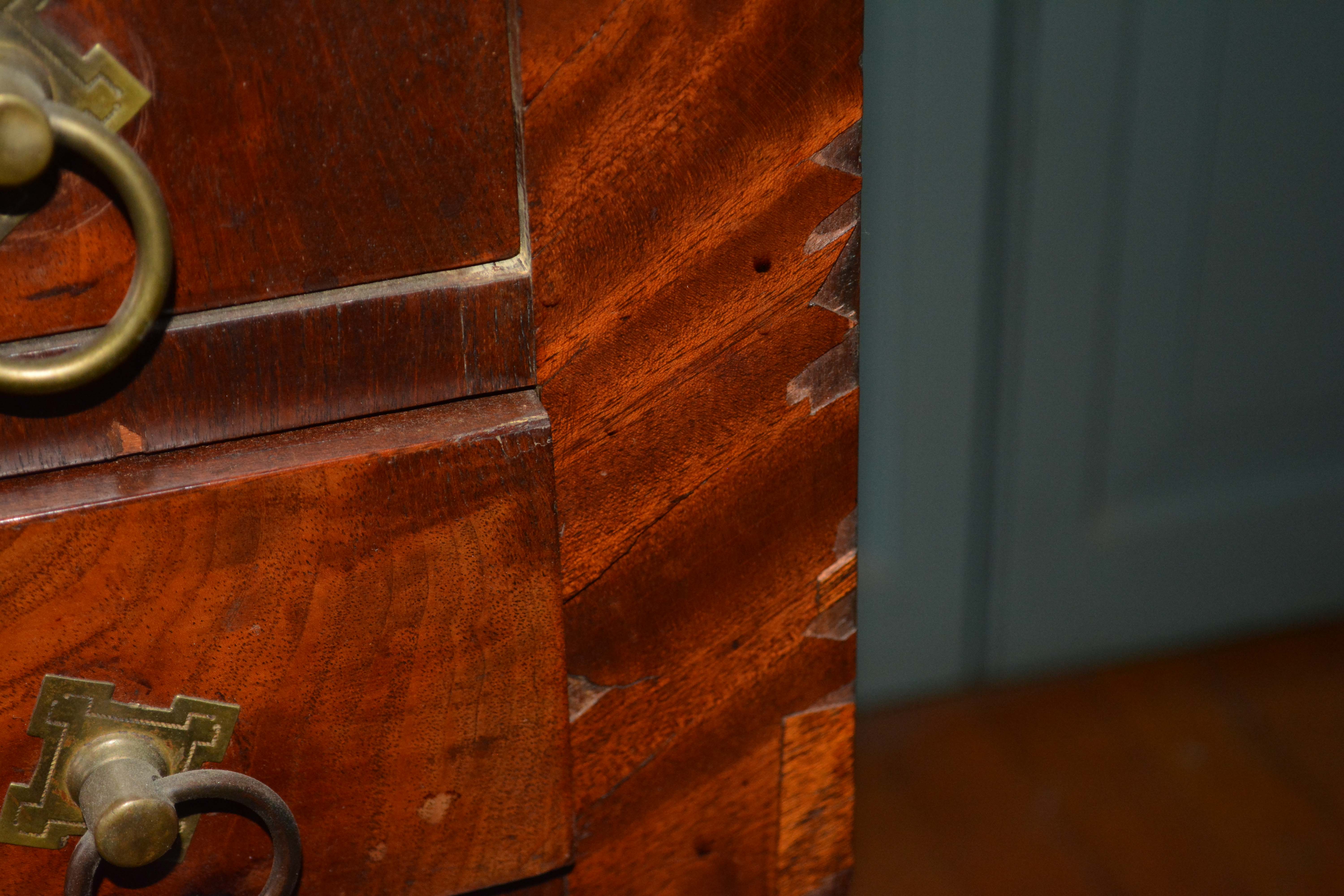 Antique American Empire Mahogany Worktable