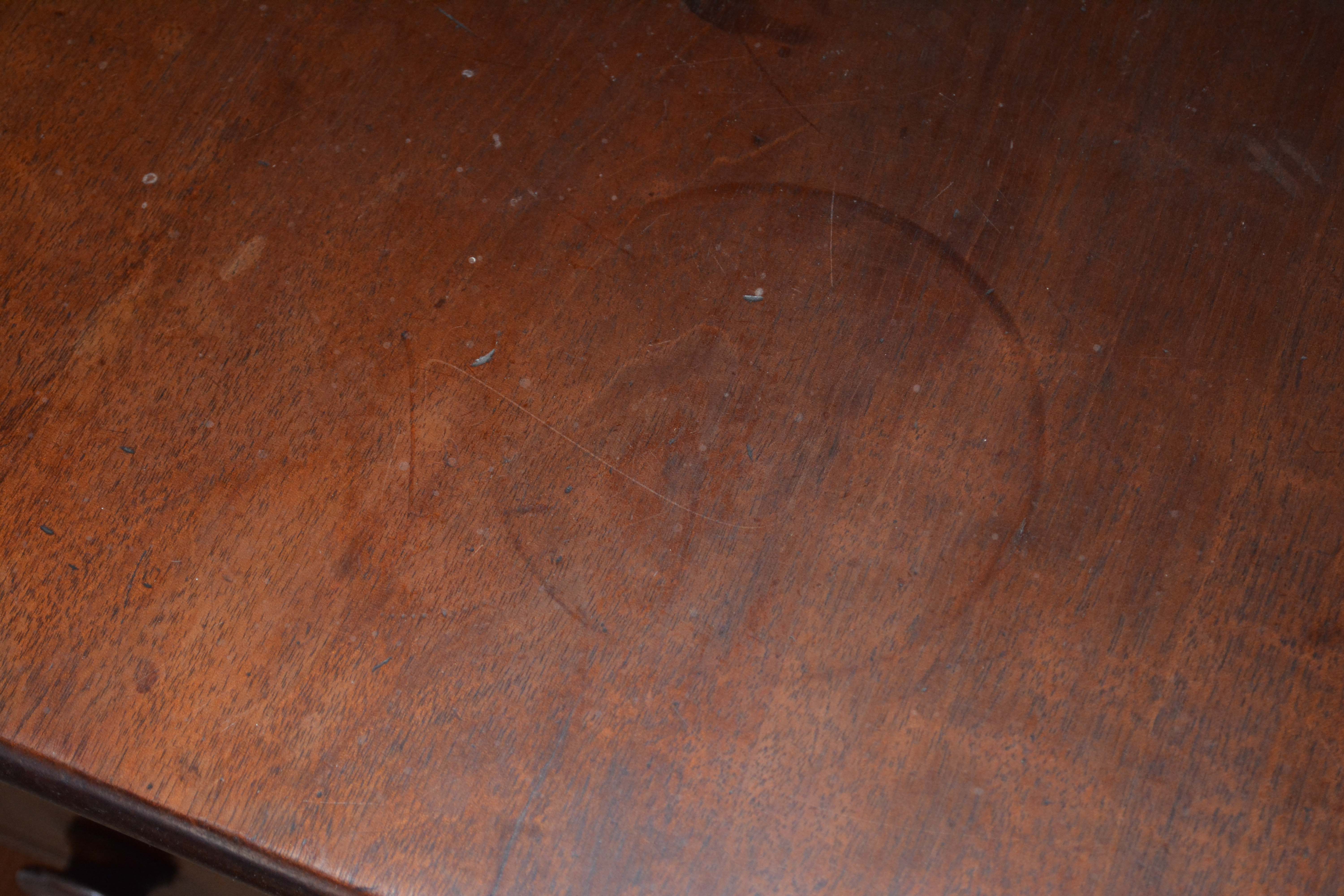 Antique American Empire Mahogany Worktable