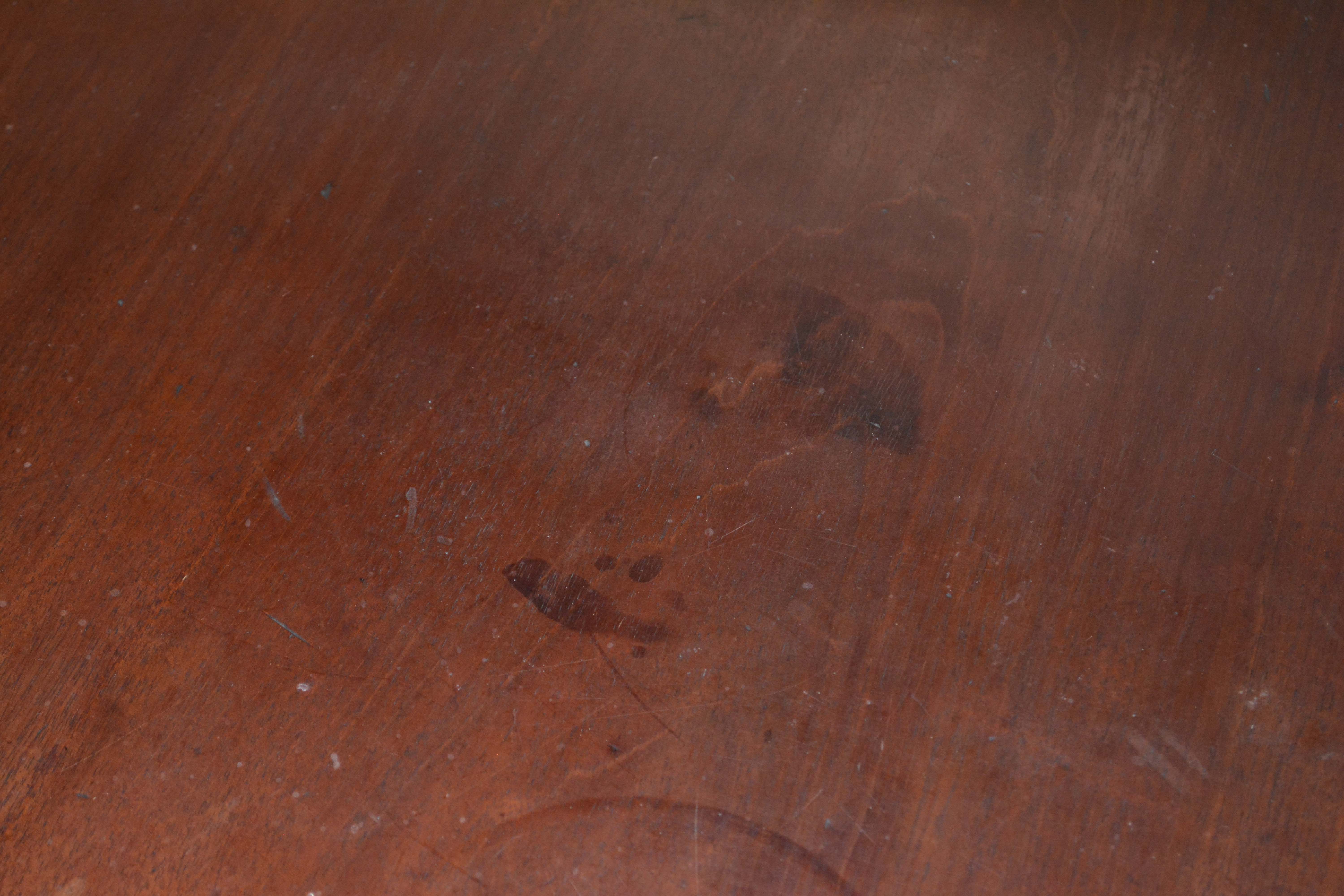 Antique American Empire Mahogany Worktable