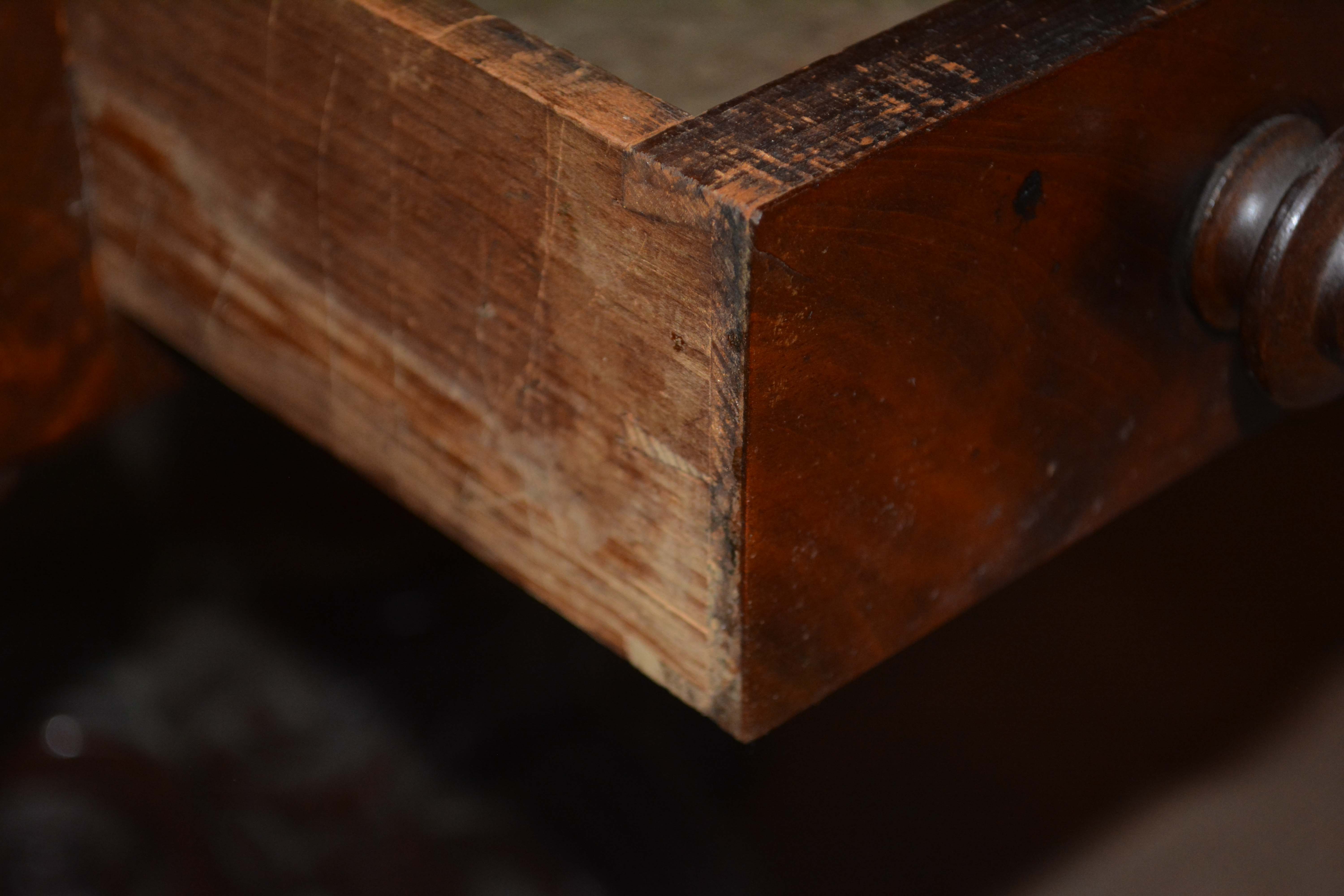 Antique American Empire Mahogany Worktable