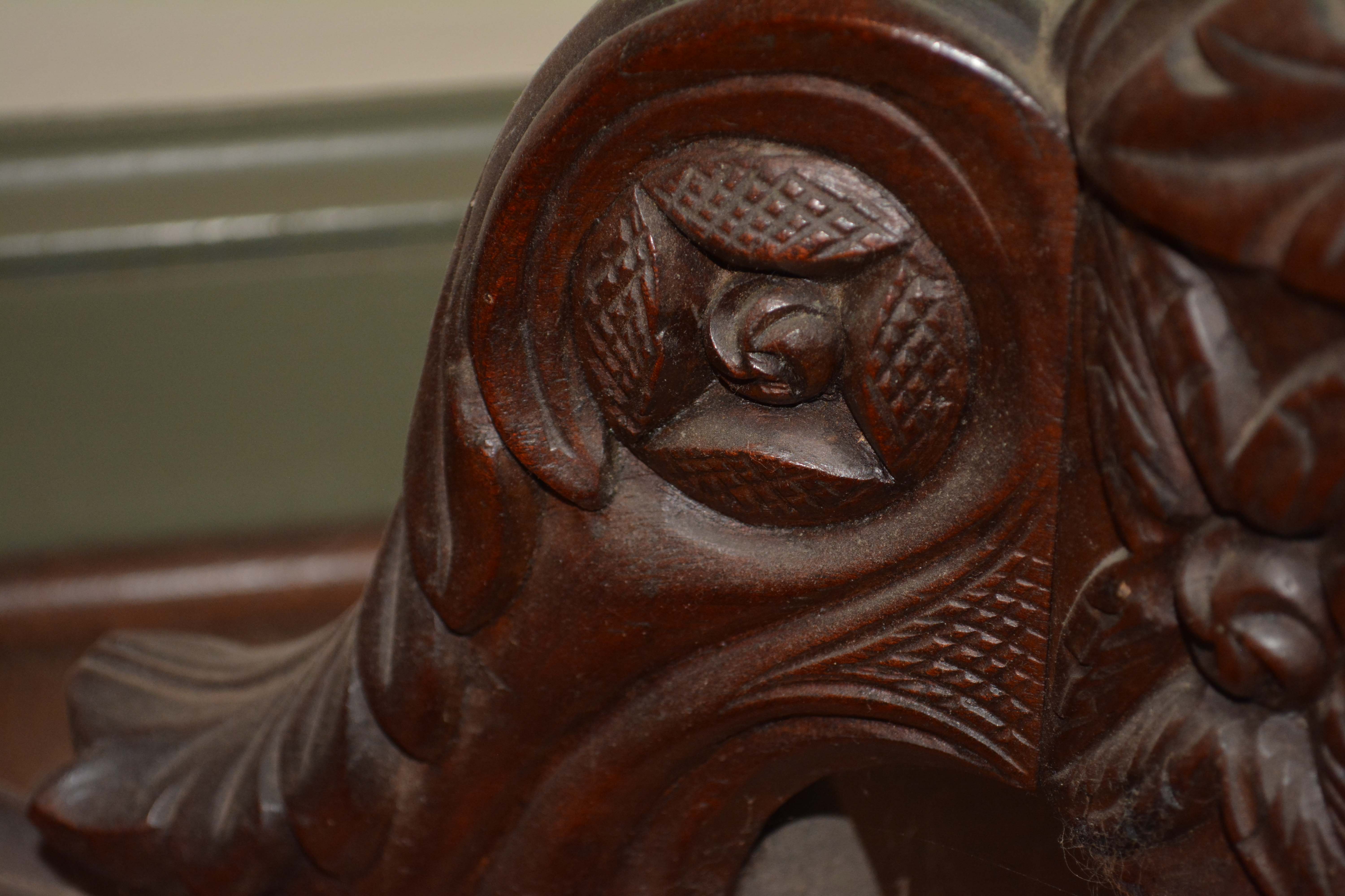 Antique American Empire Mahogany Worktable