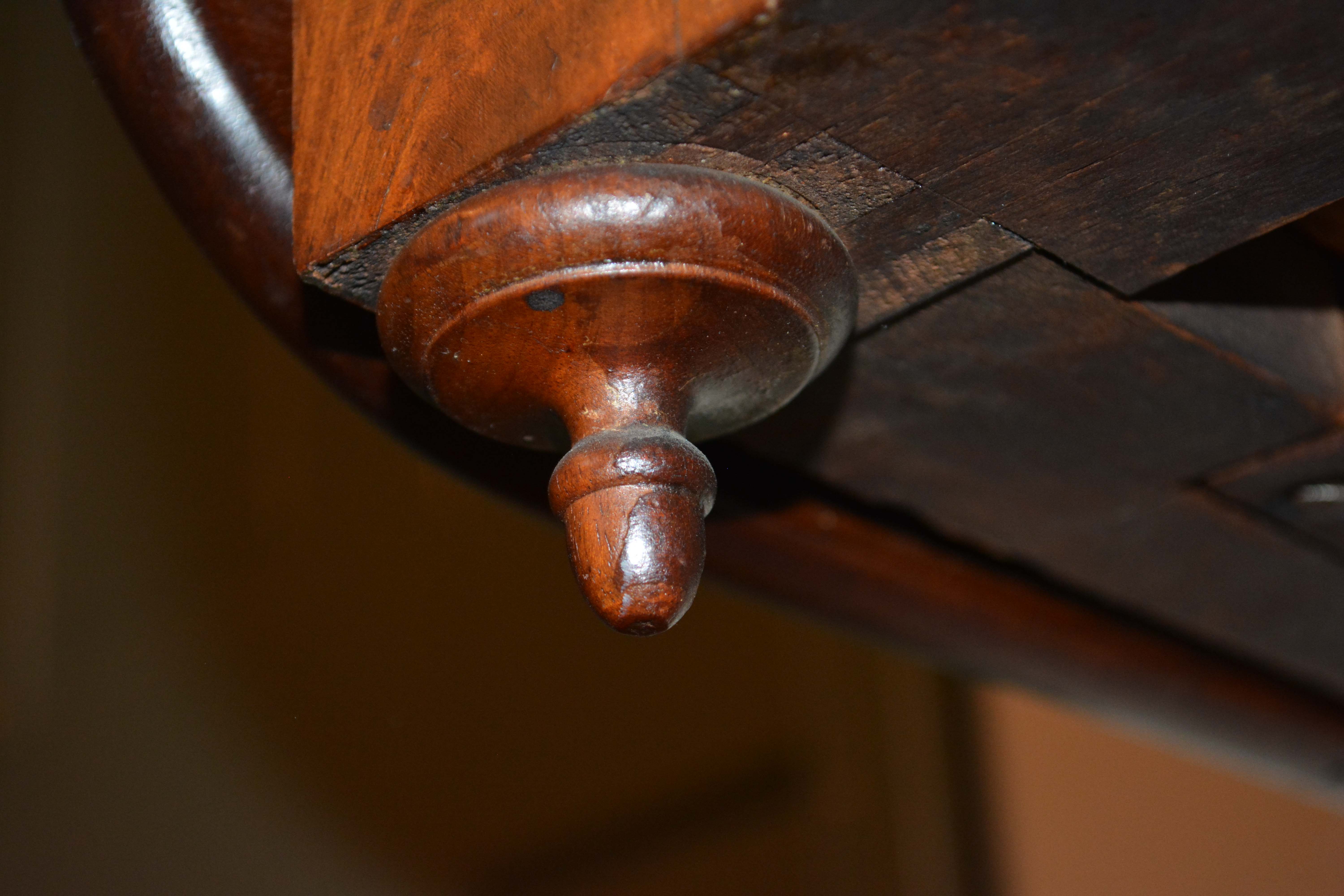 Antique American Empire Mahogany Worktable