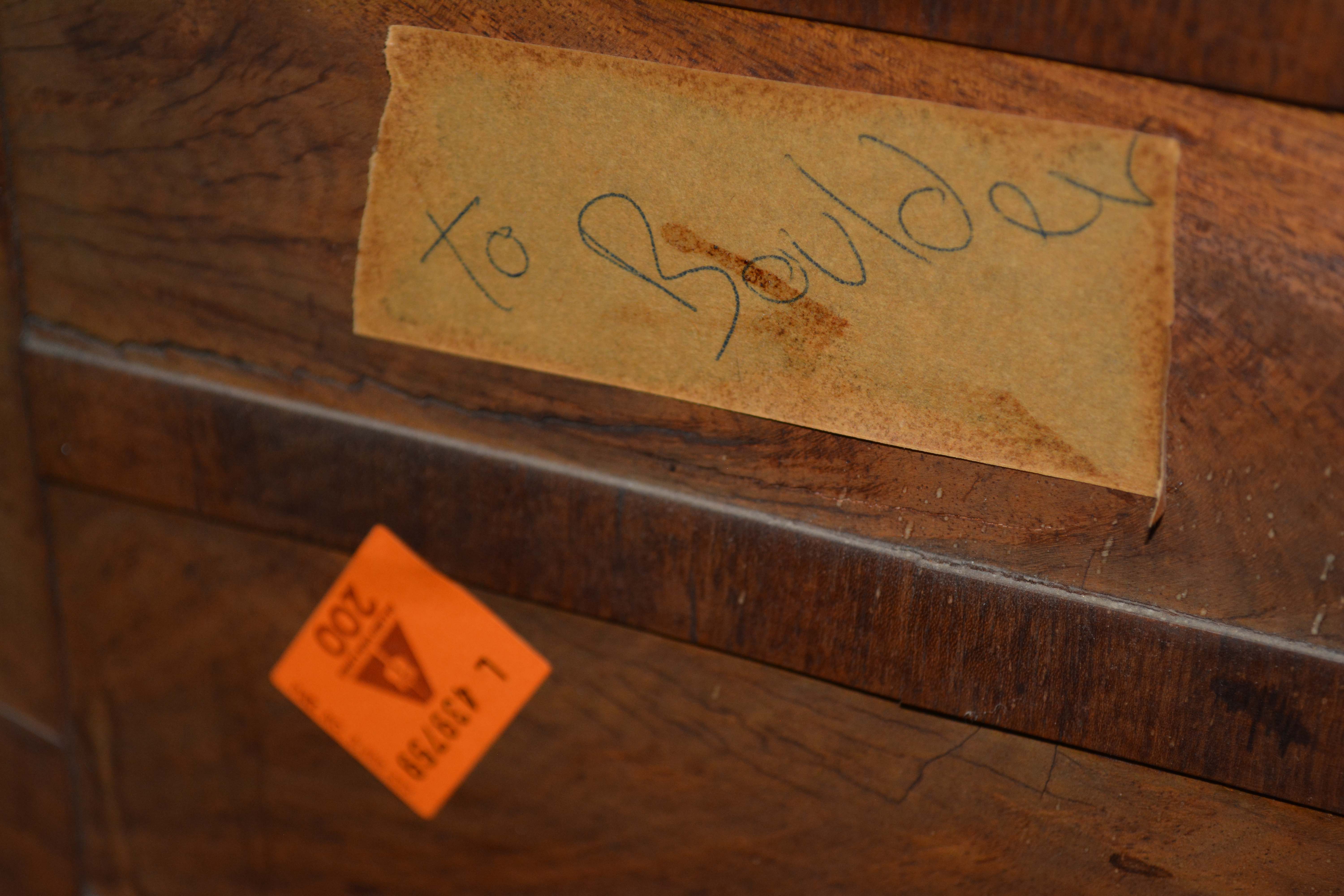 Antique American Empire Mahogany Worktable