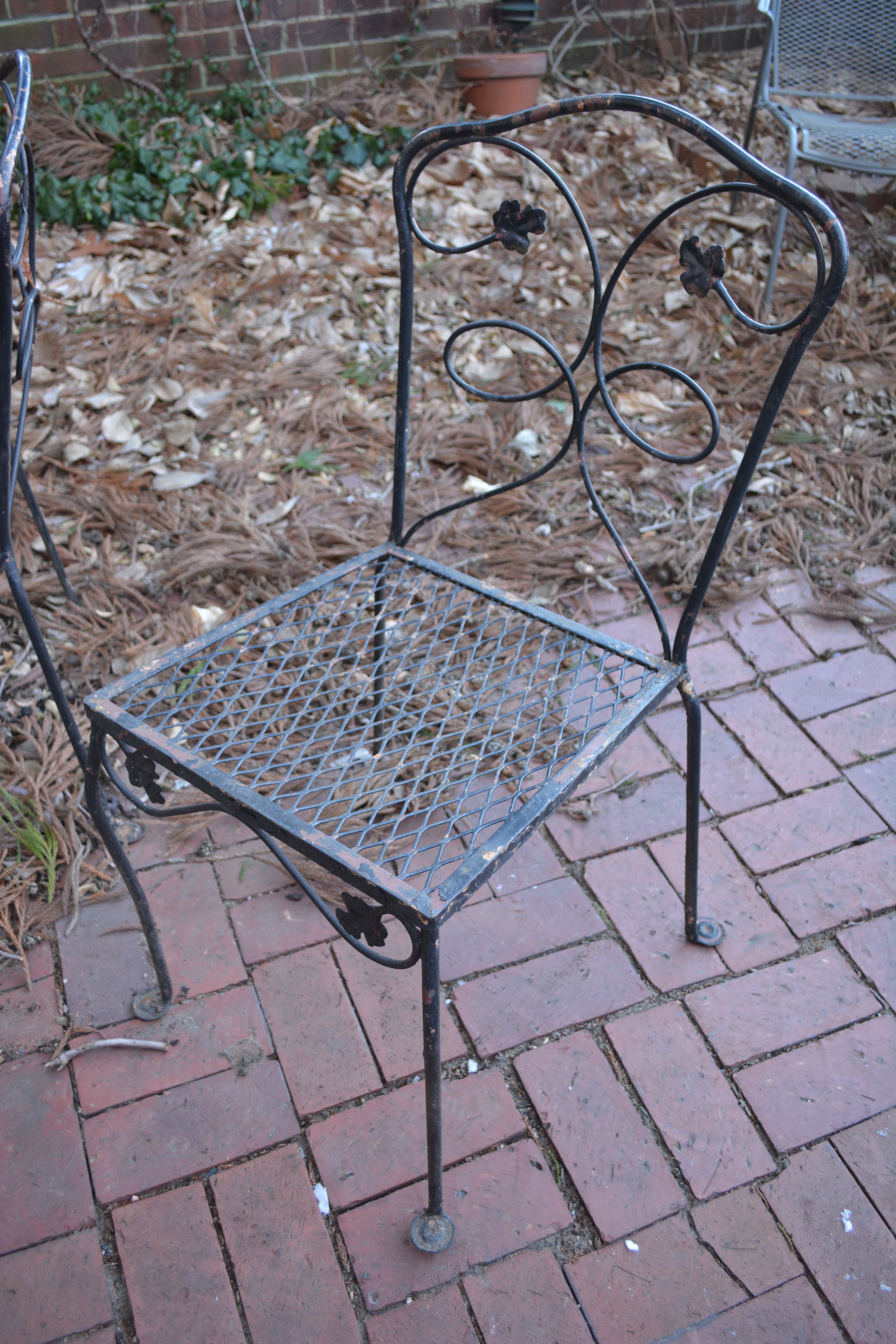 Outdoor Dining Set Including Table and Six Chairs