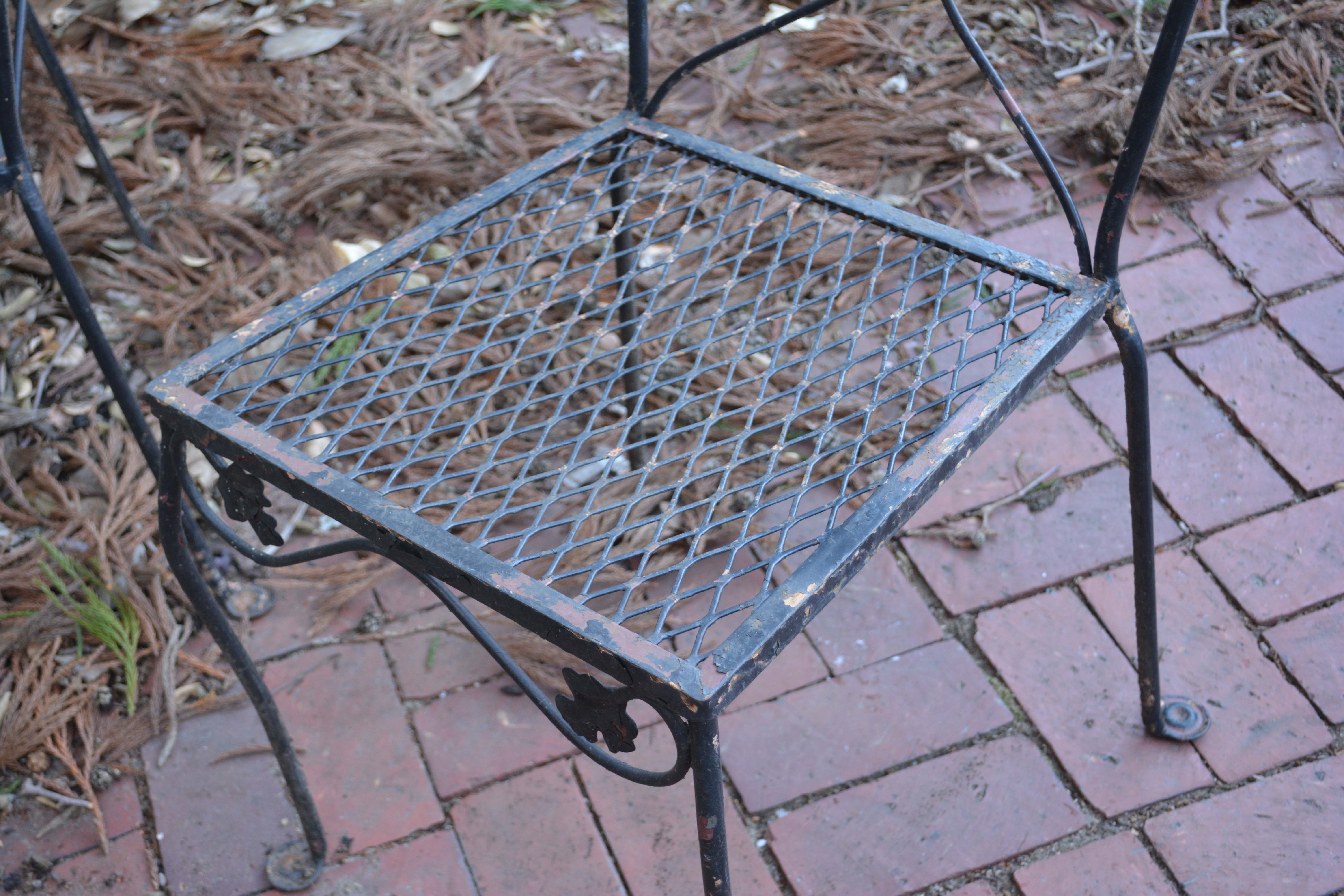 Outdoor Dining Set Including Table and Six Chairs
