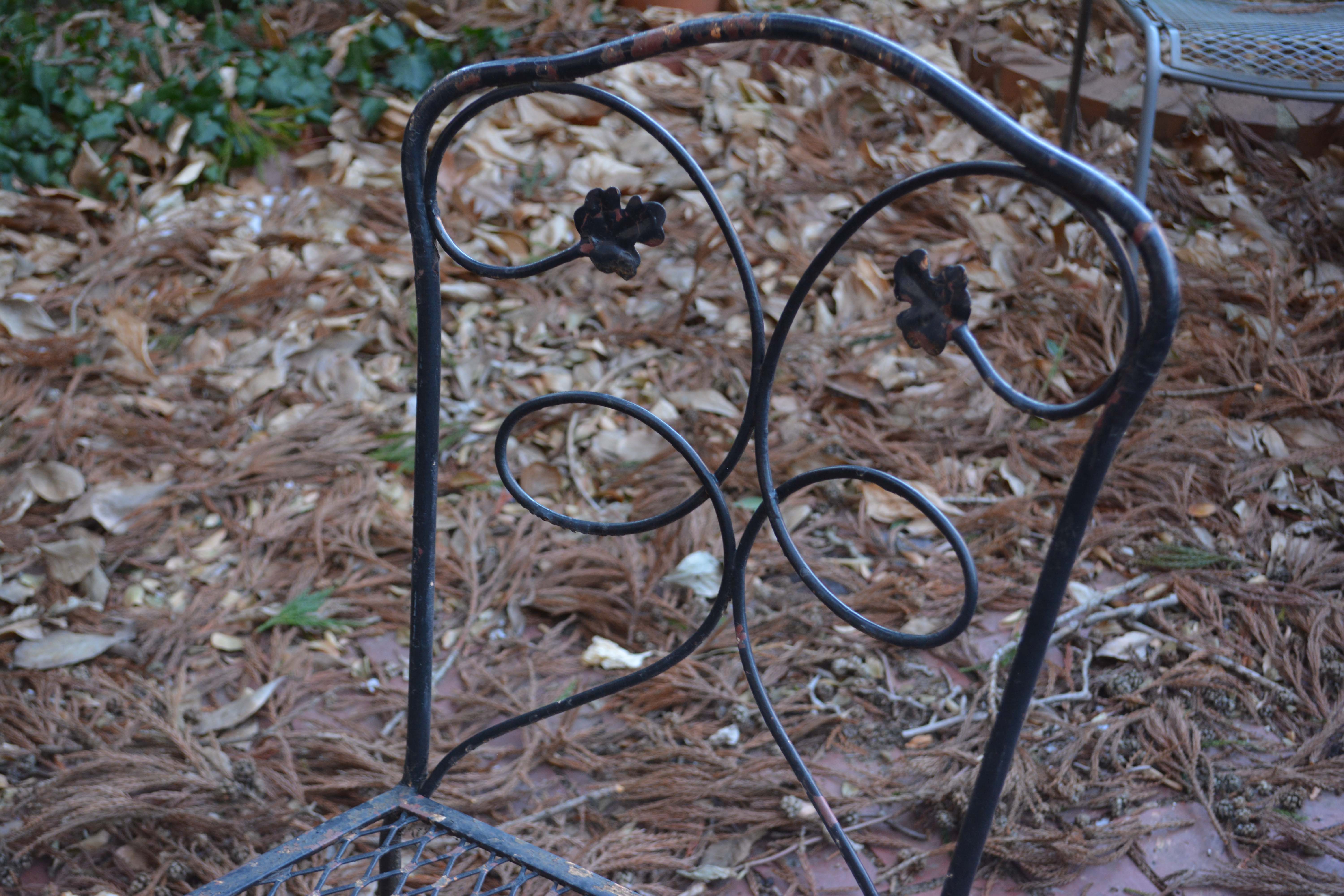 Outdoor Dining Set Including Table and Six Chairs