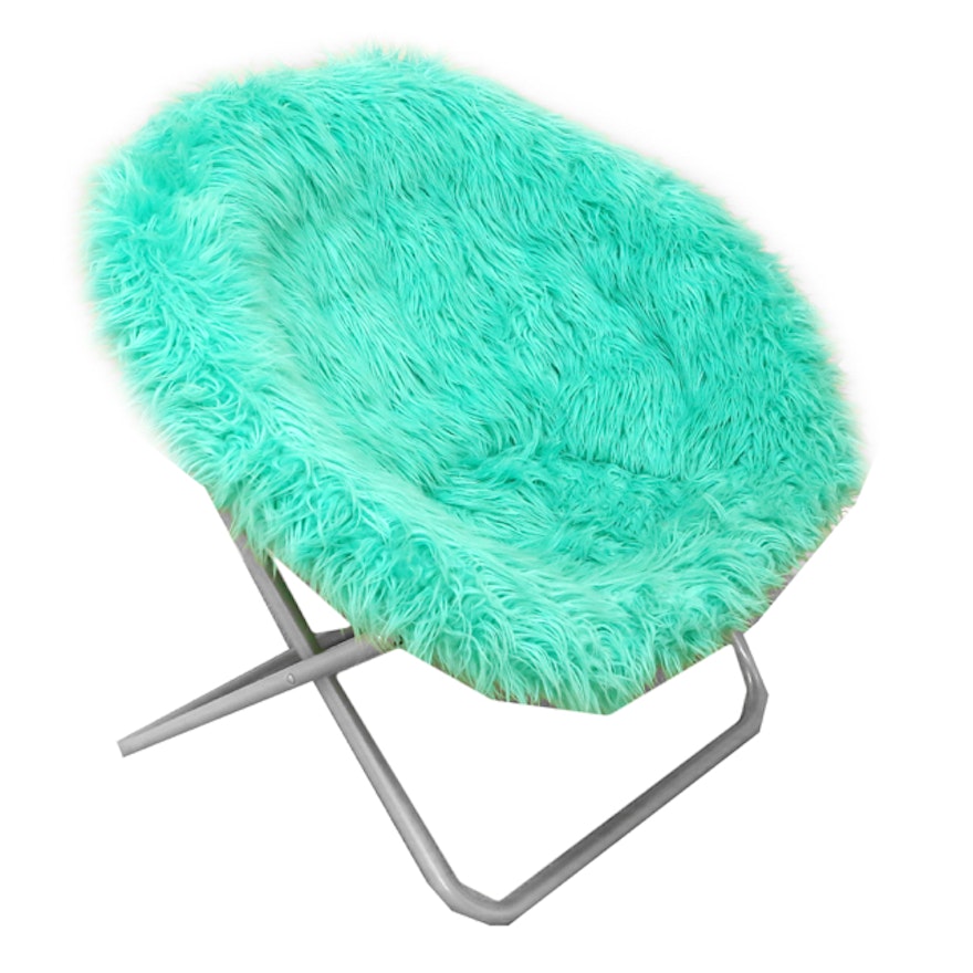 Contemporary Faux Fur Chair from Pottery Barn Teen
