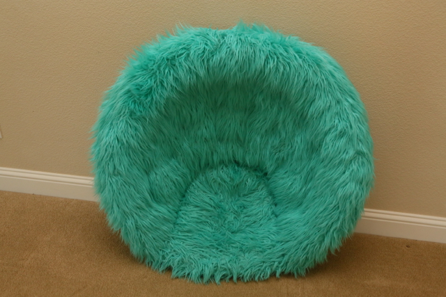 Contemporary Faux Fur Chair from Pottery Barn Teen