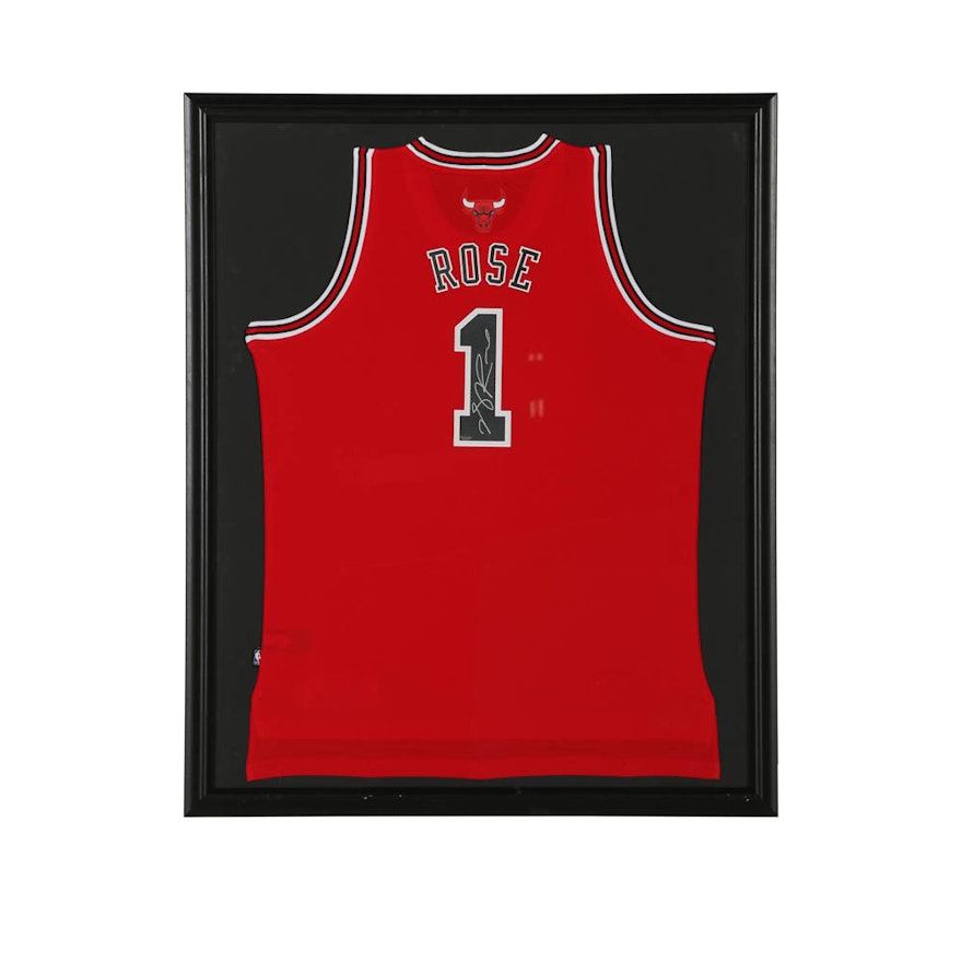 Derrick Rose Autographed Jersey - COA Schwartz Sports