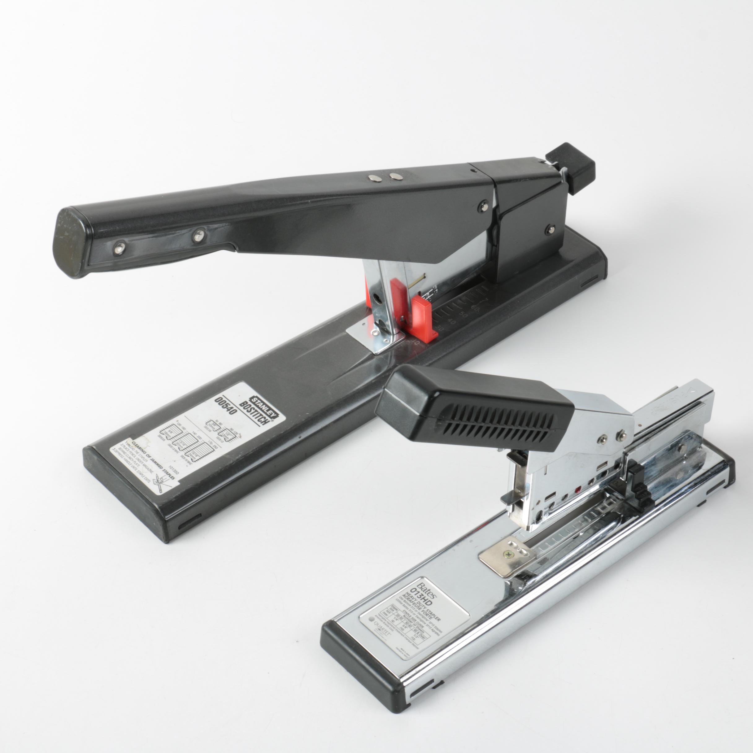 Stanley Bostitch And Bates Heavy Duty Staplers