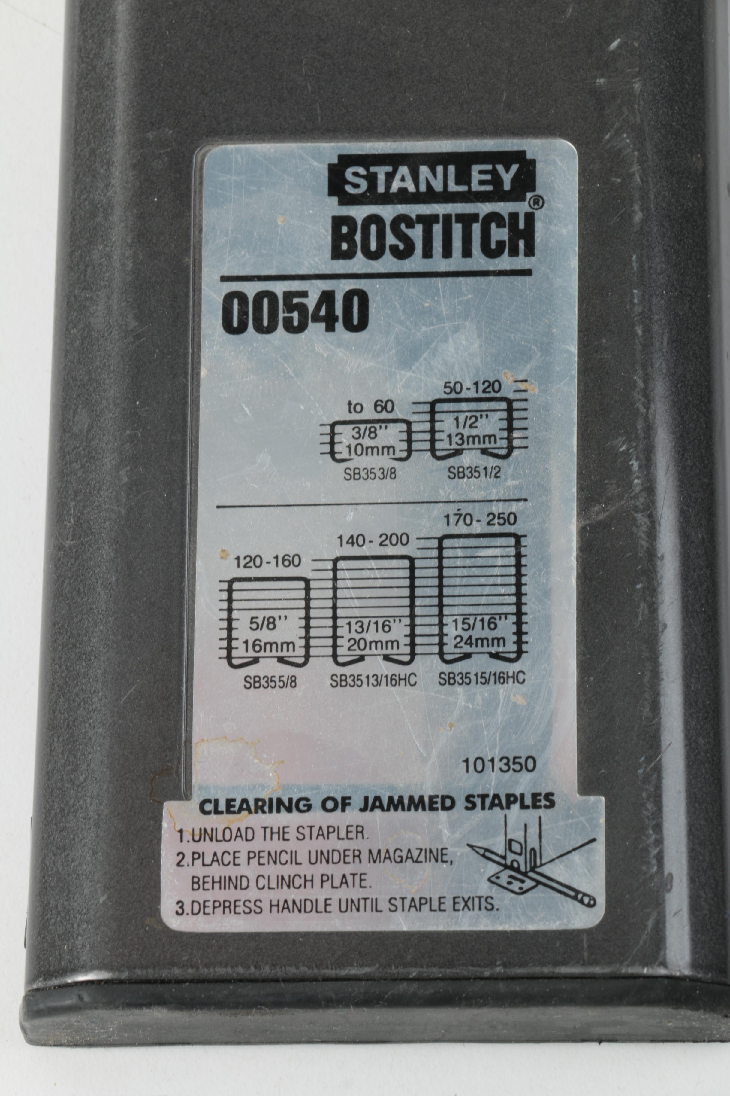 Stanley Bostitch And Bates Heavy Duty Staplers