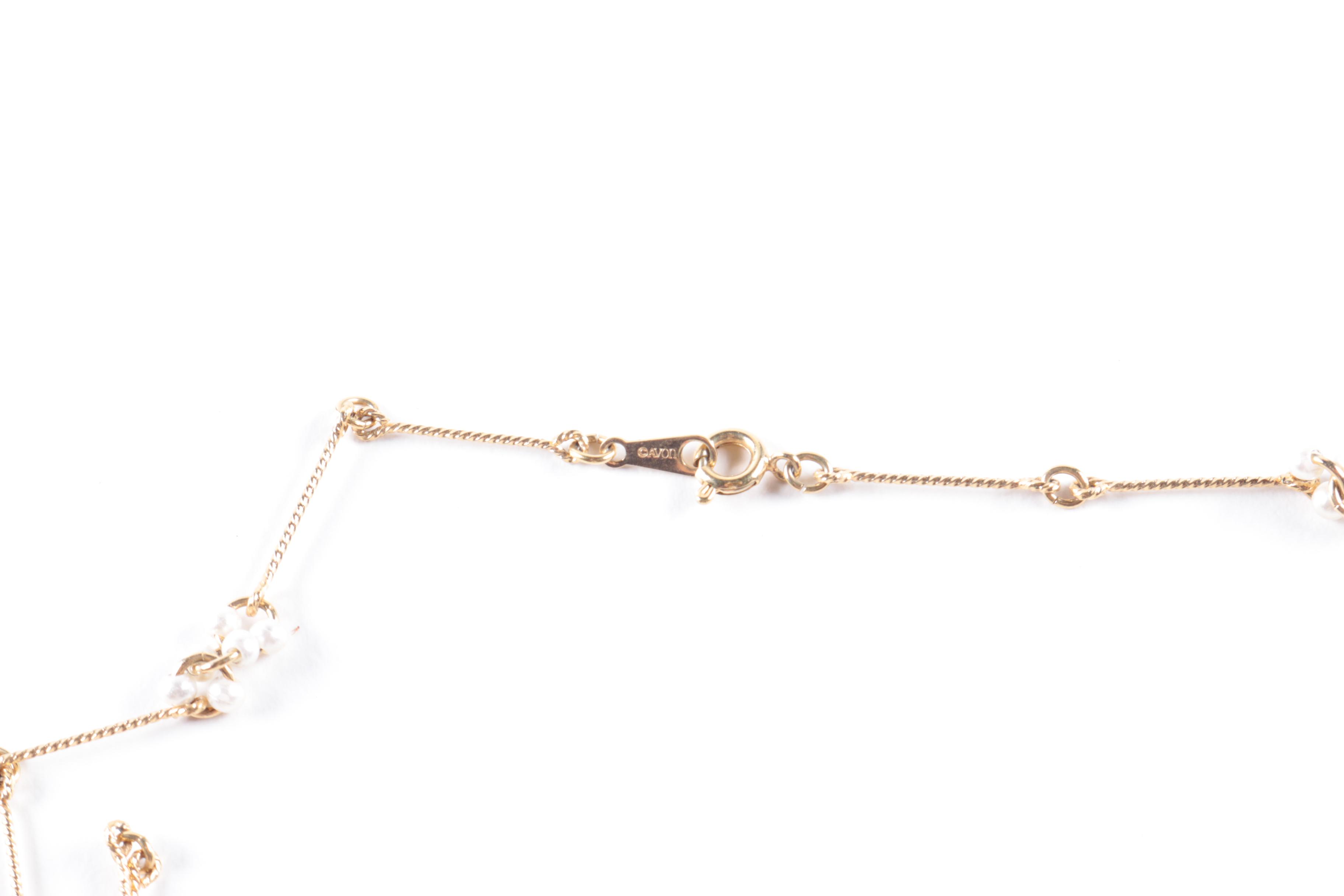 Cloisonne Locket and Other Costume Necklaces