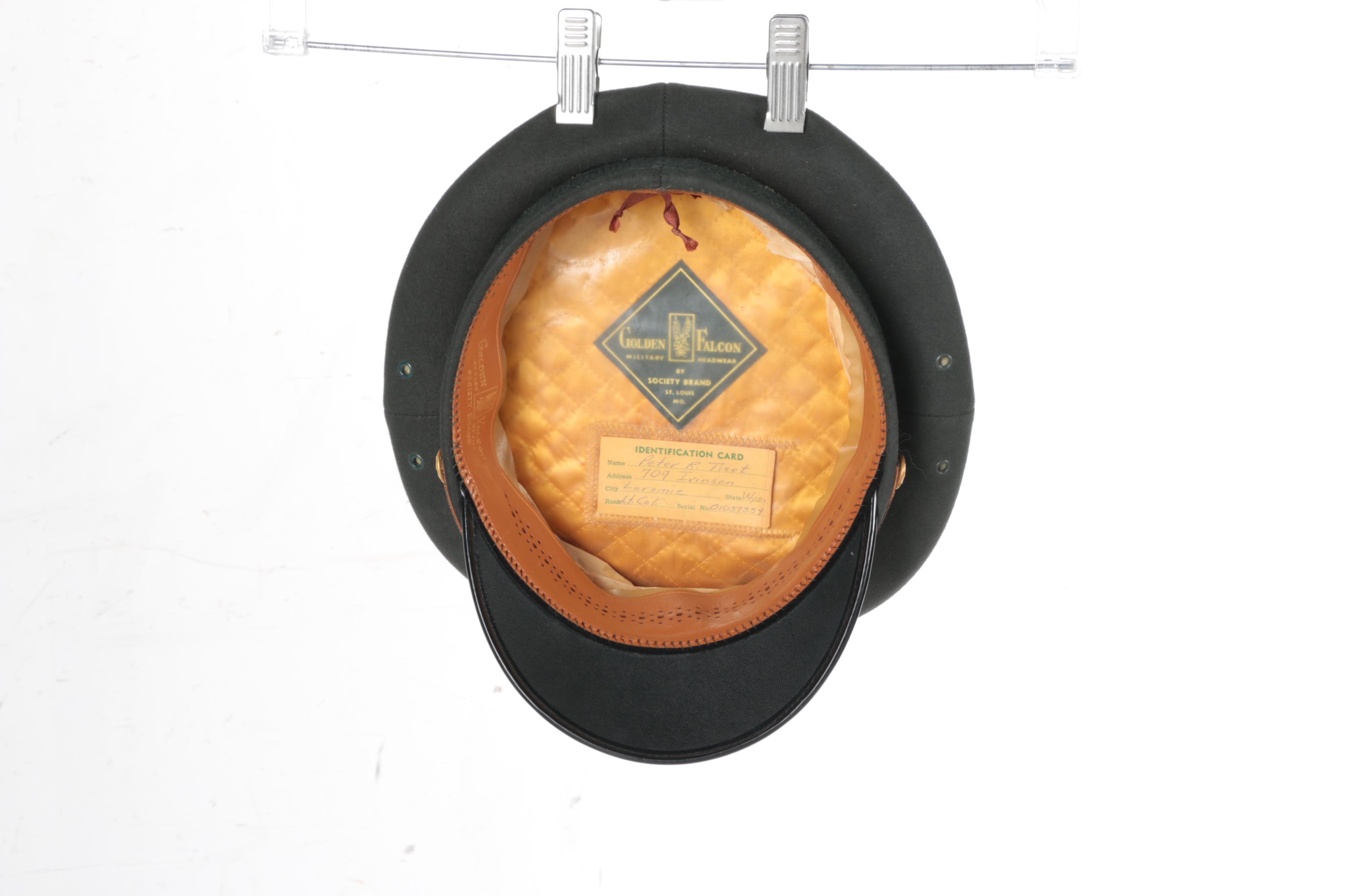 Vietnam War Era US Army Officers Dress Green Uniform and Field Grade Hat