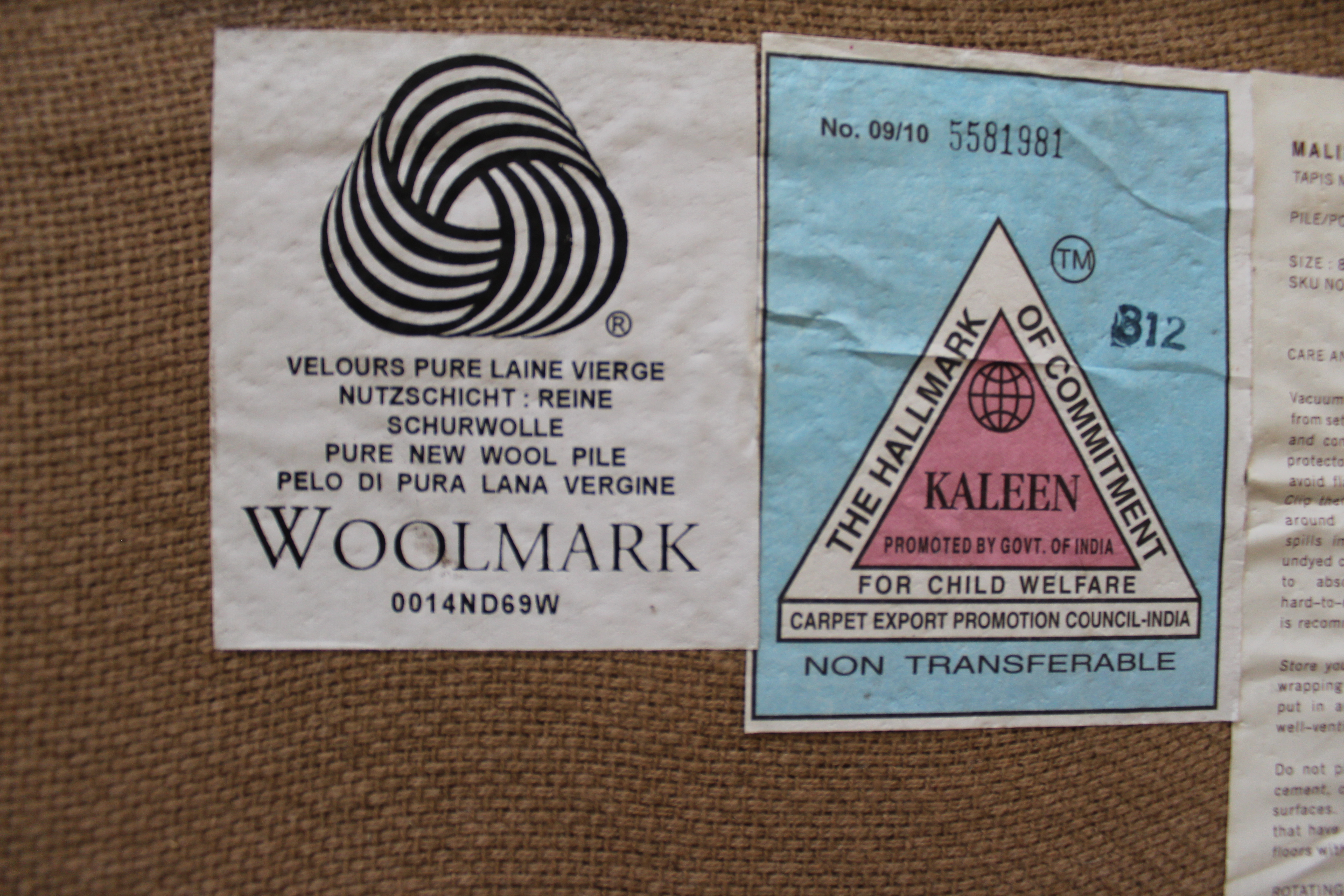 Pottery Barn "Malika Persian" Wool Area Rug